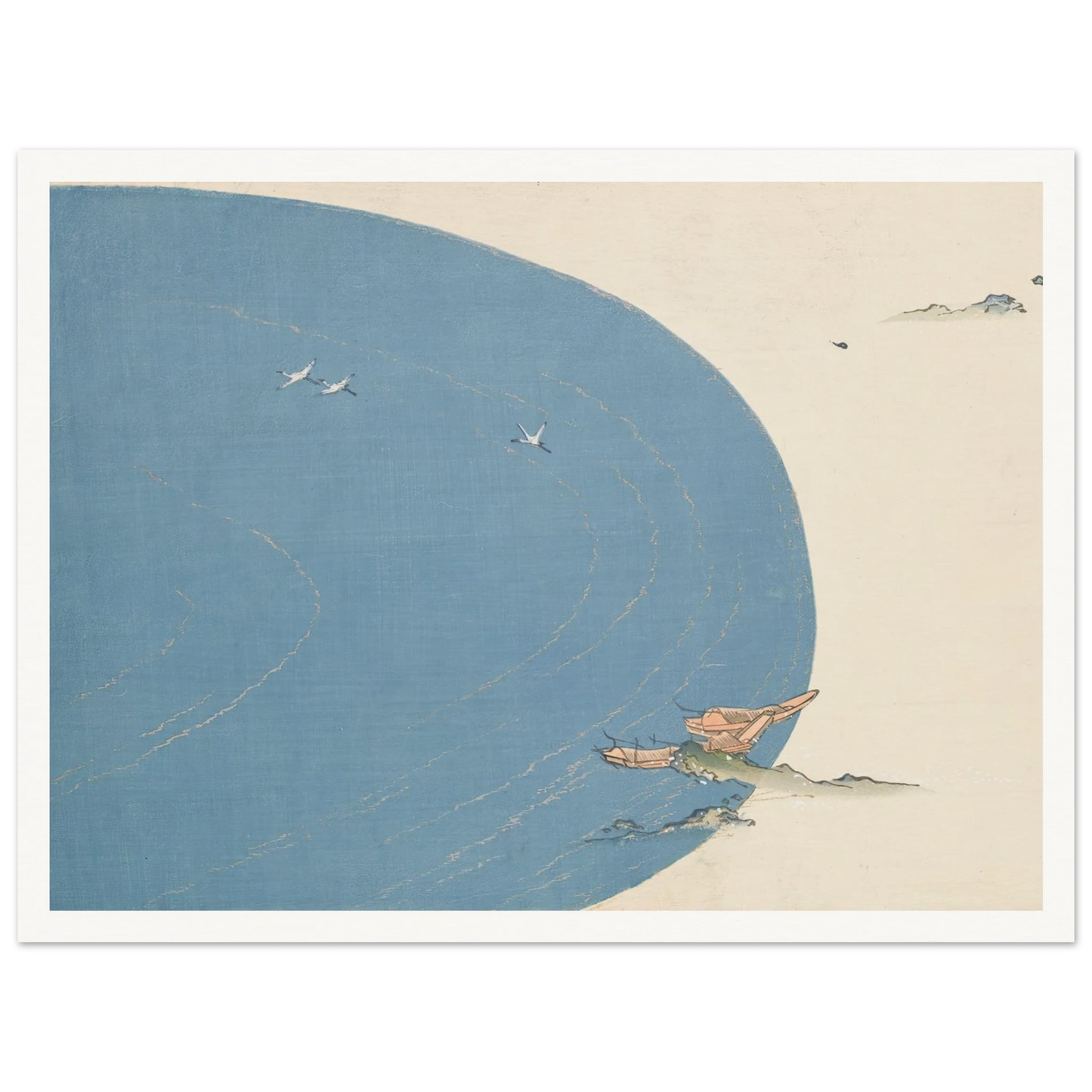 A Thousand Grasses Pl.15 (1900) Art Print | Kamisaka Sekka - Framed Poster - 30x40 cm / 12x16″ - Black frame