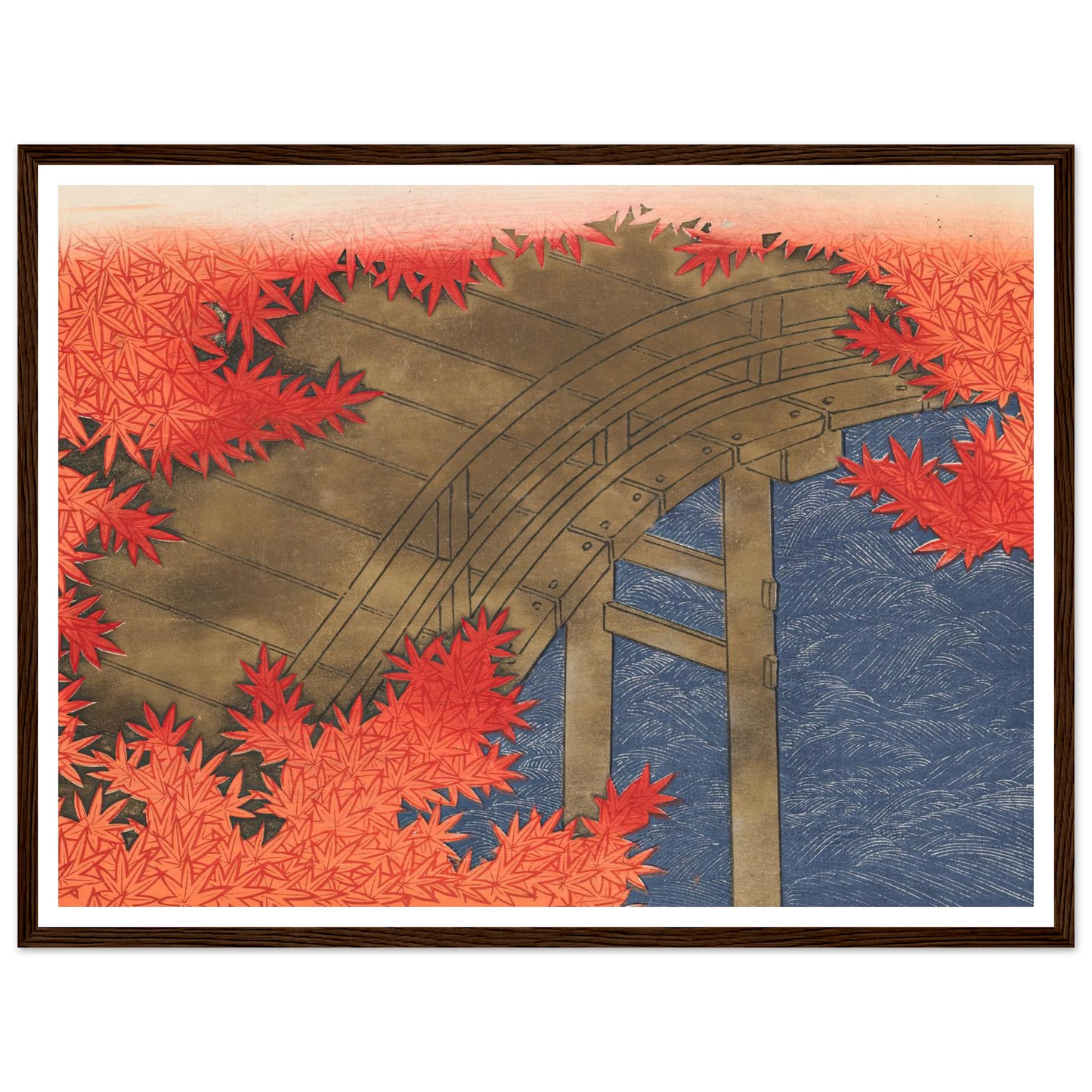 A Thousand Grasses Pl.16 (1900) Art Print | Kamisaka Sekka - Framed Poster - 30x40 cm / 12x16″ - Black frame