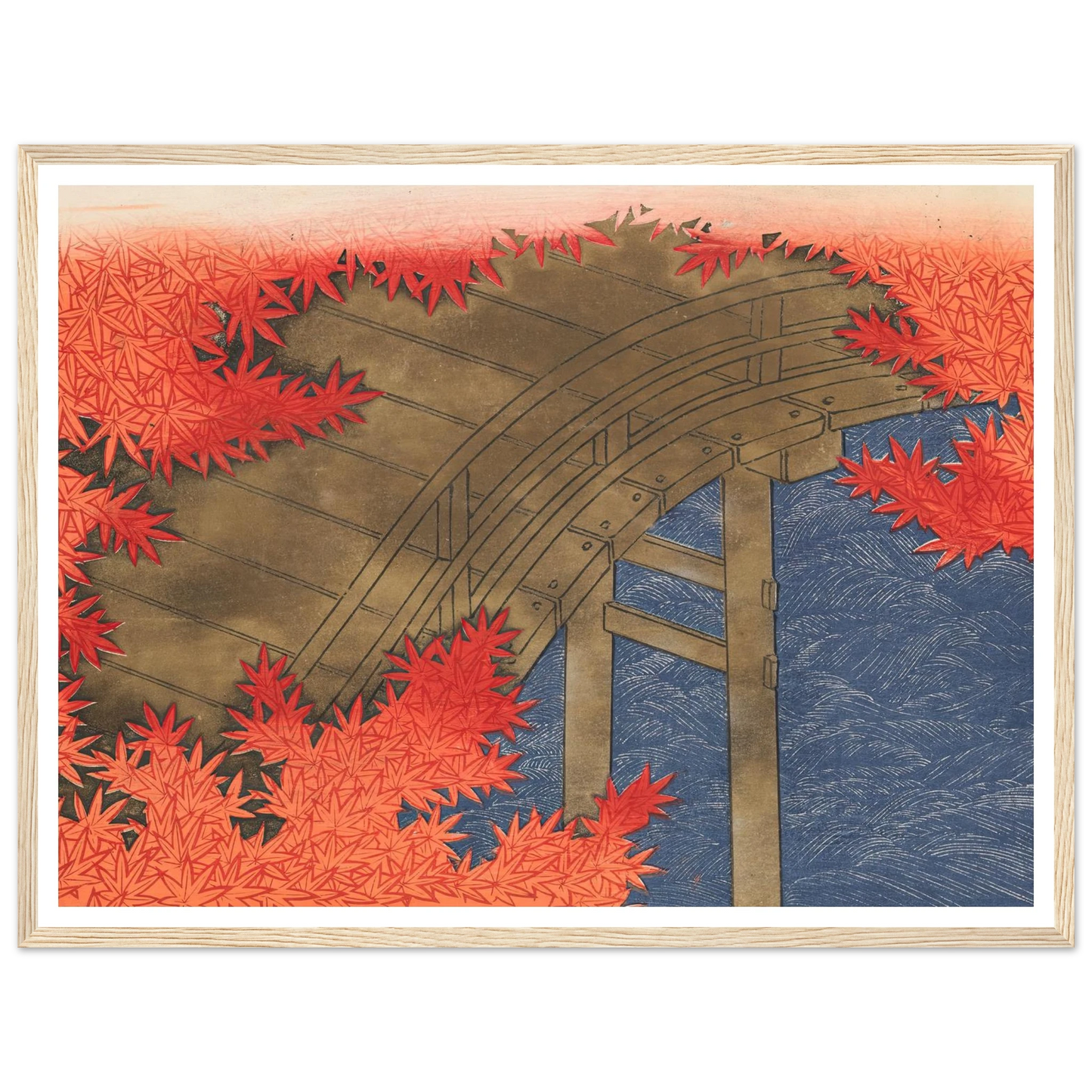 A Thousand Grasses Pl.16 (1900) Art Print | Kamisaka Sekka - Framed Poster - 30x40 cm / 12x16″ - Black frame