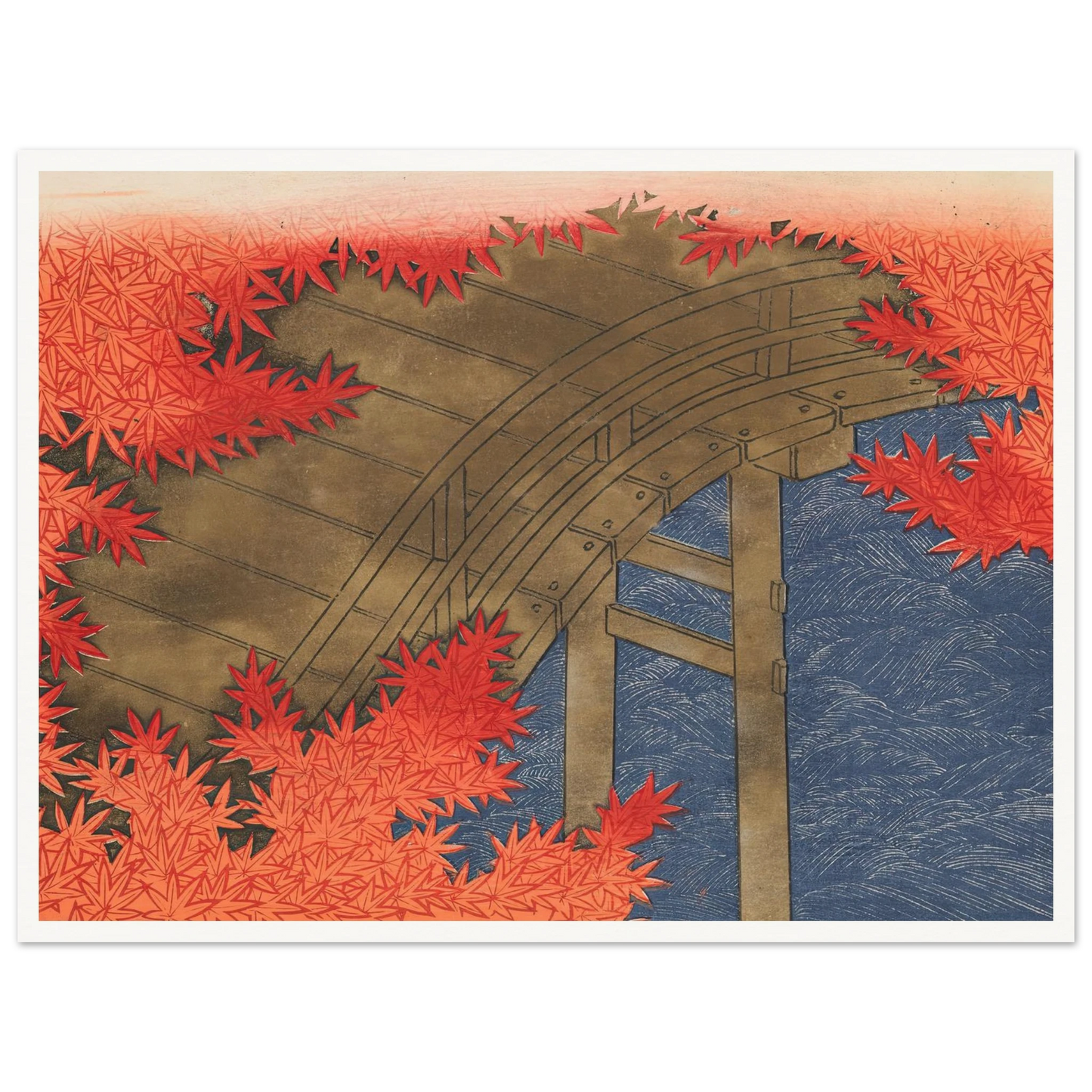 A Thousand Grasses Pl.16 (1900) Art Print | Kamisaka Sekka - Framed Poster - 30x40 cm / 12x16″ - Black frame