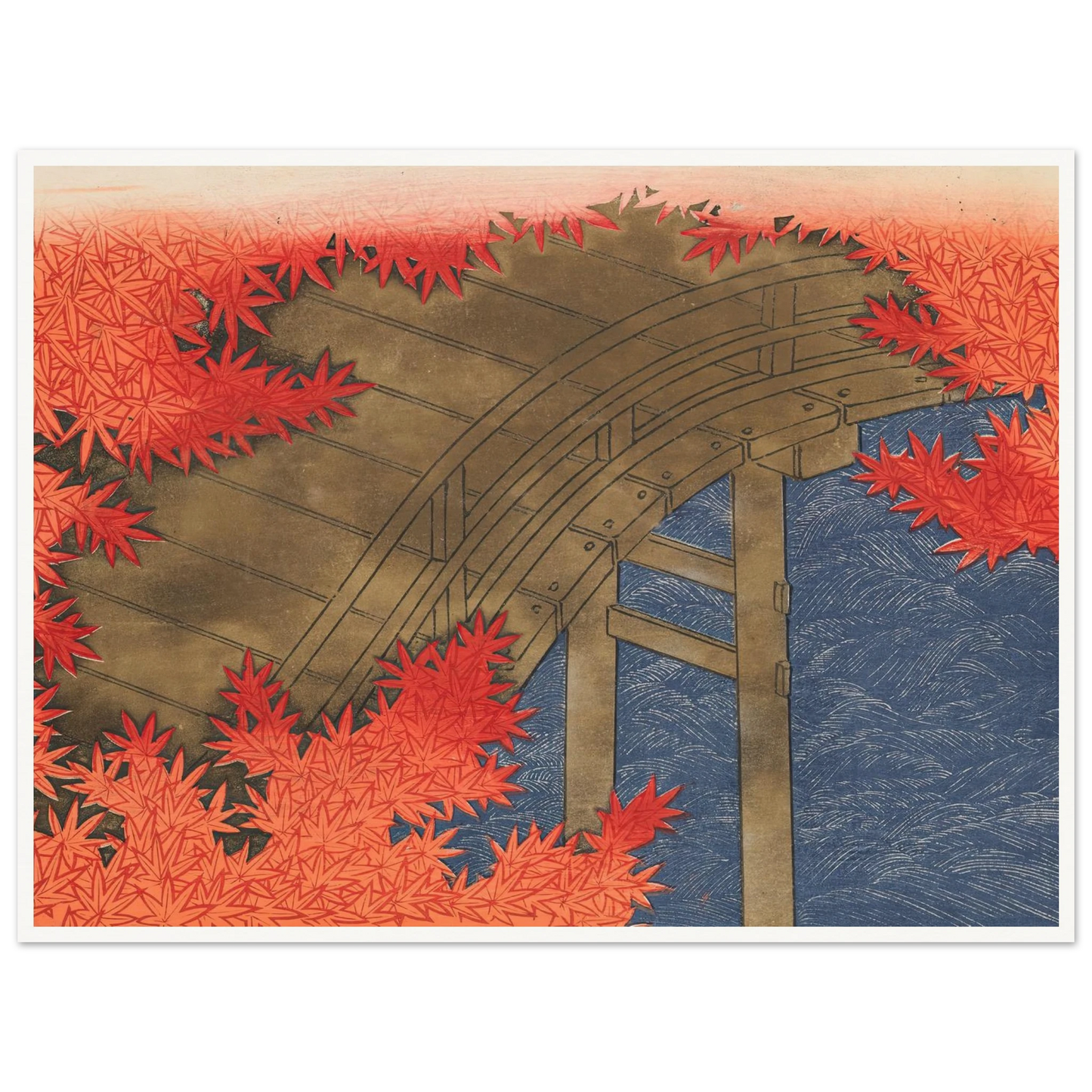 A Thousand Grasses Pl.16 (1900) Art Print | Kamisaka Sekka - Framed Poster - 30x40 cm / 12x16″ - Black frame