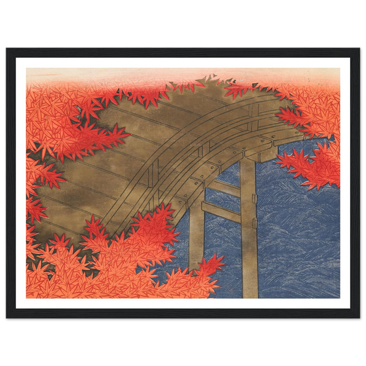 A Thousand Grasses Pl.16 (1900) Art Print | Kamisaka Sekka - Framed Poster - 30x40 cm / 12x16″ - Black frame