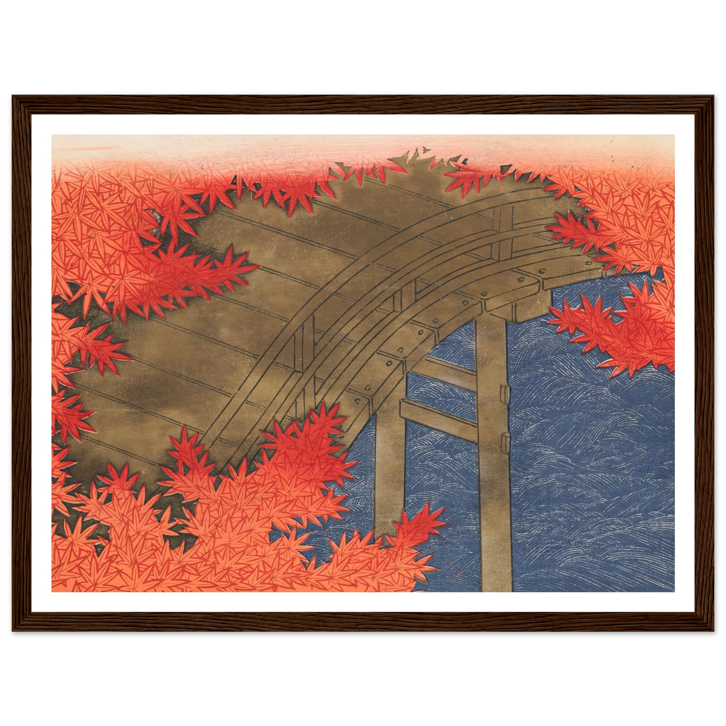 A Thousand Grasses Pl.16 (1900) Art Print | Kamisaka Sekka - Framed Poster - 30x40 cm / 12x16″ - Black frame