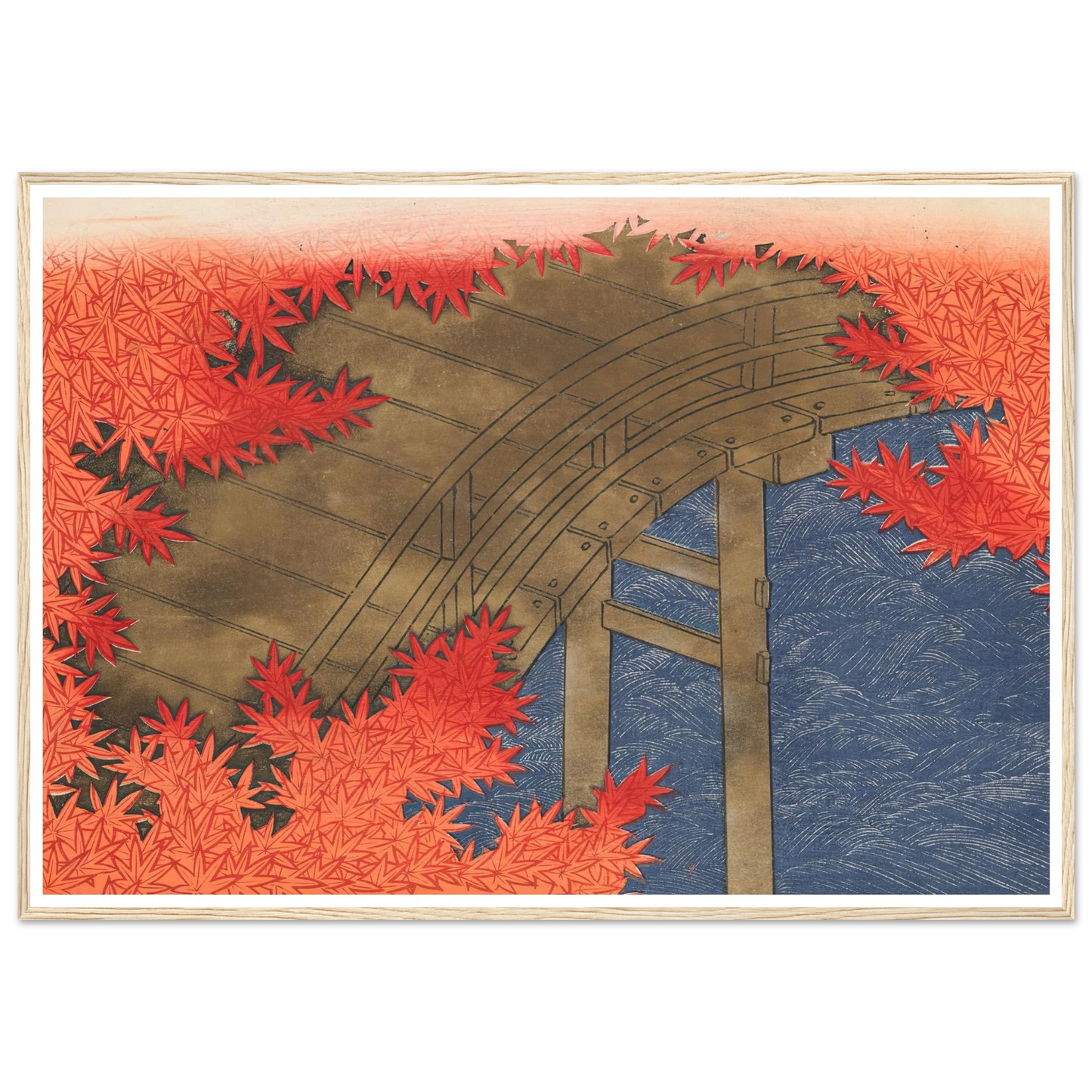 A Thousand Grasses Pl.16 (1900) Art Print | Kamisaka Sekka - Framed Poster - 30x40 cm / 12x16″ - Black frame