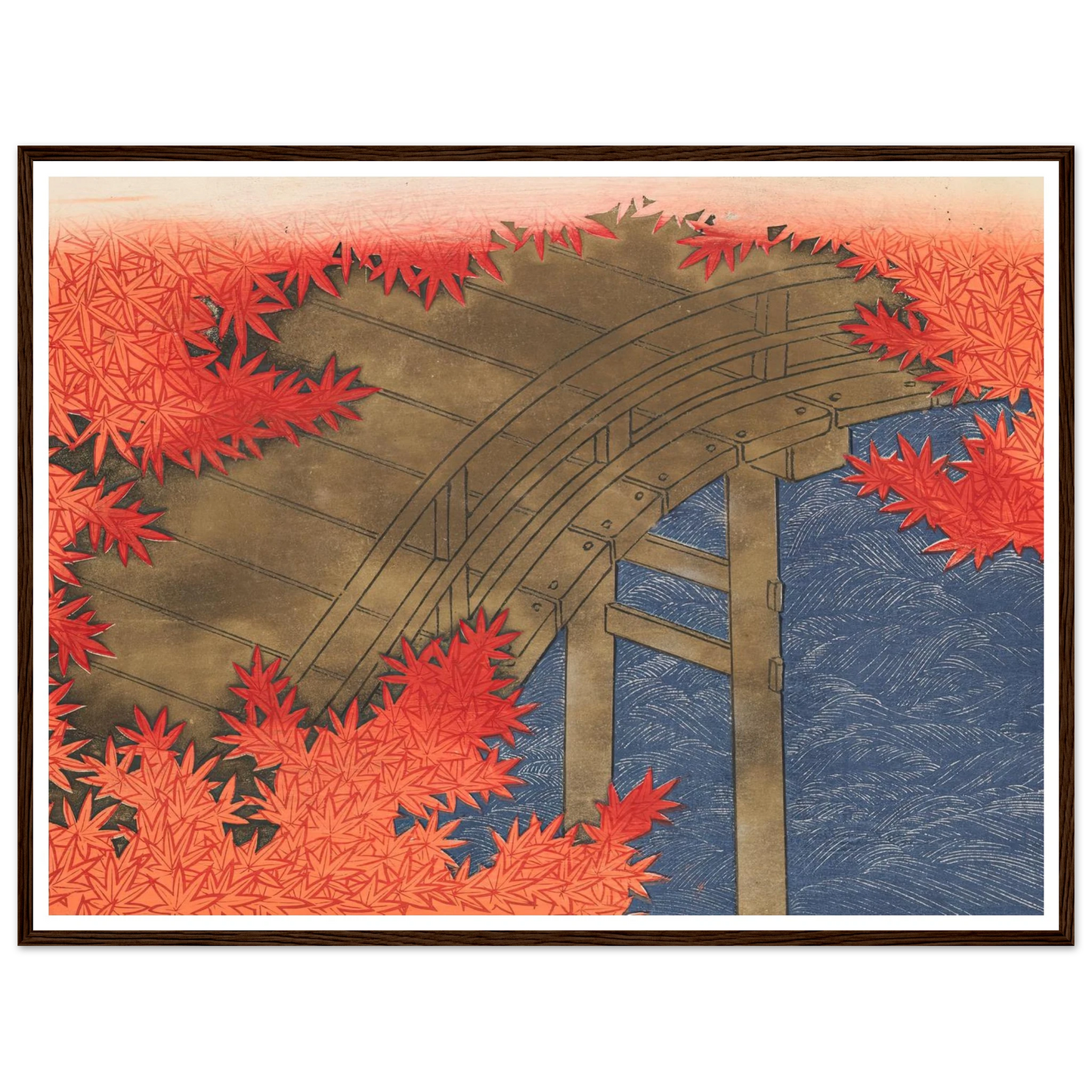 A Thousand Grasses Pl.16 (1900) Art Print | Kamisaka Sekka - Framed Poster - 30x40 cm / 12x16″ - Black frame