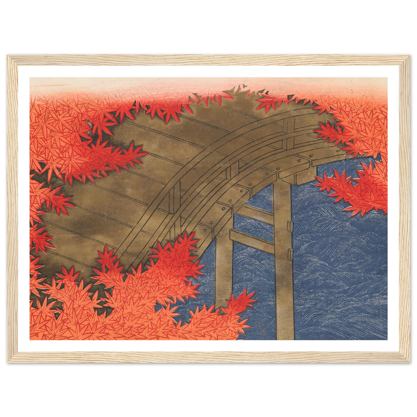 A Thousand Grasses Pl.16 (1900) Art Print | Kamisaka Sekka - Framed Poster - 30x40 cm / 12x16″ - Black frame