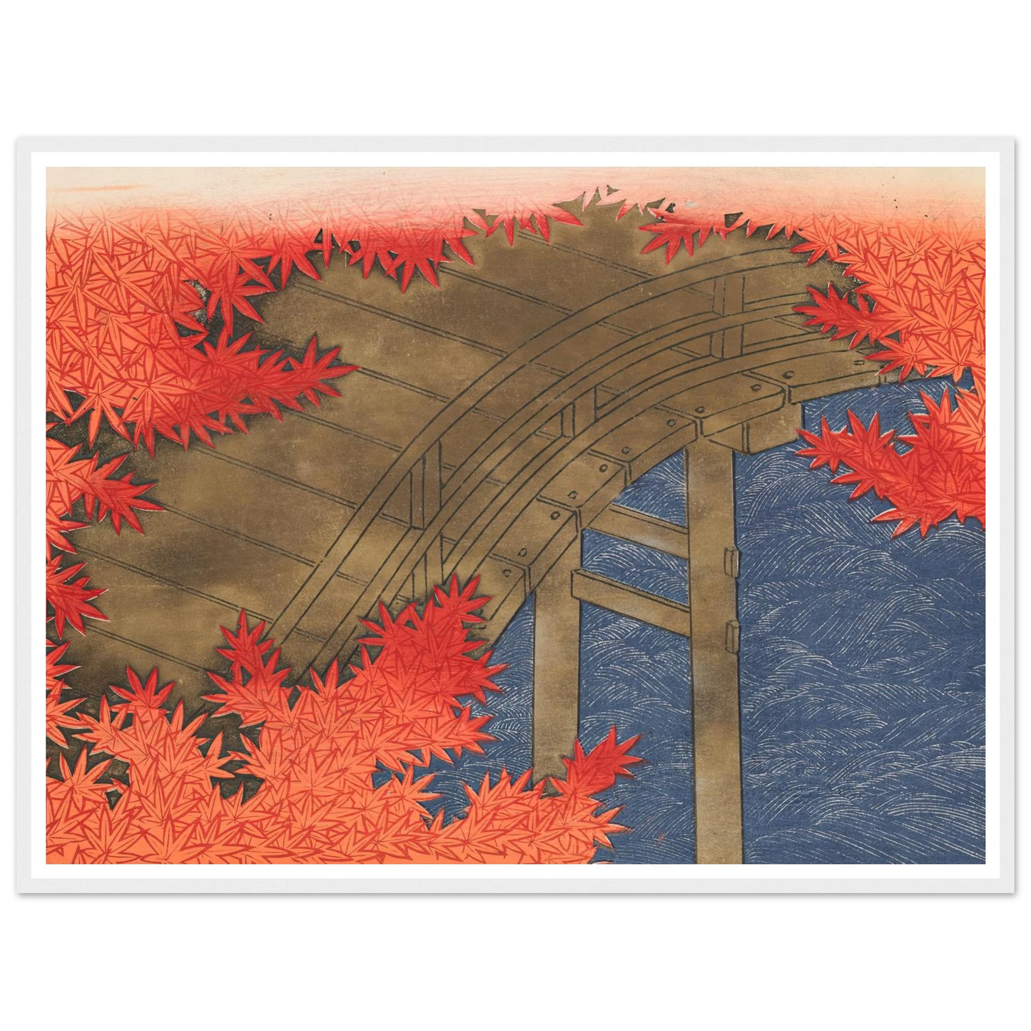 A Thousand Grasses Pl.16 (1900) Art Print | Kamisaka Sekka - Framed Poster - 30x40 cm / 12x16″ - Black frame