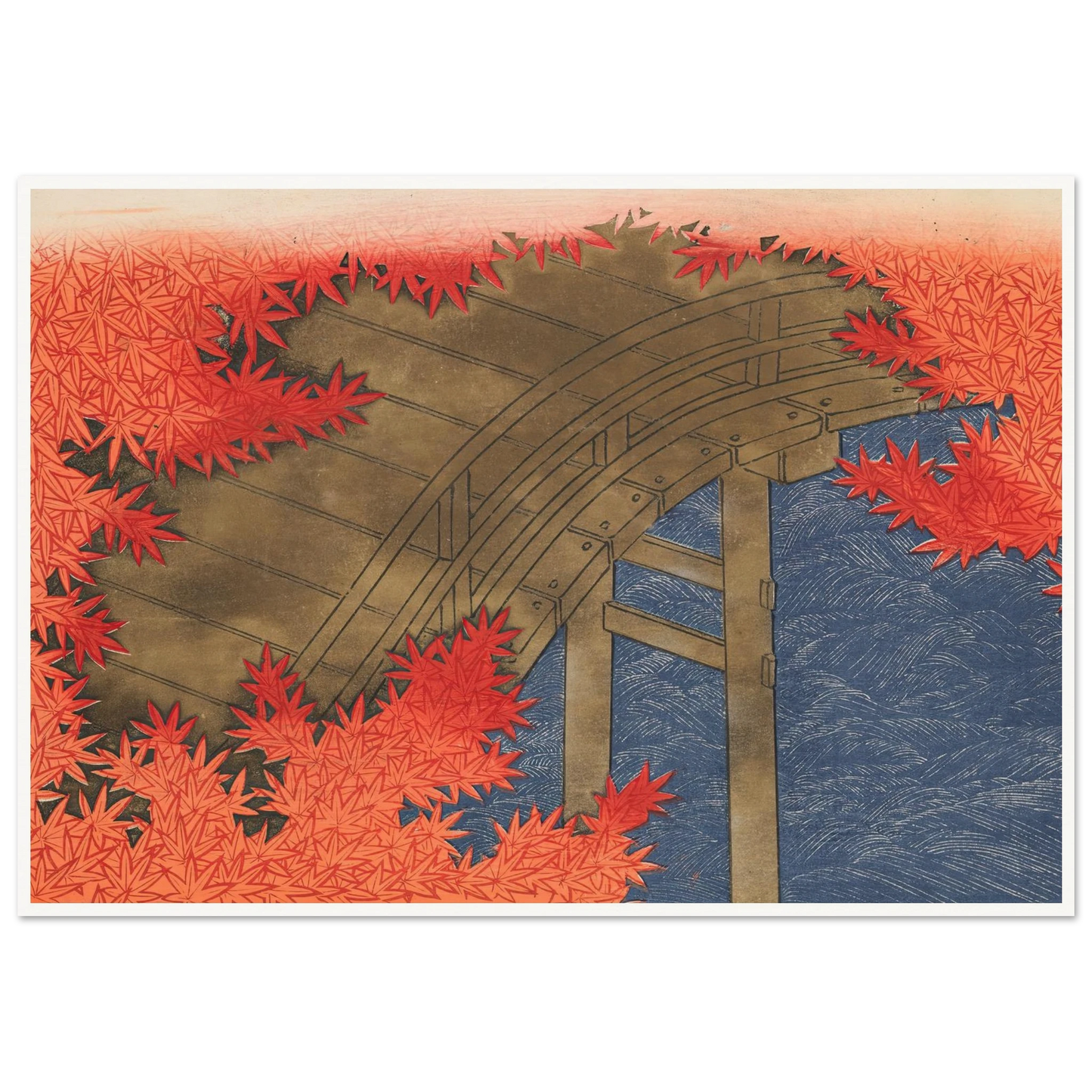 A Thousand Grasses Pl.16 (1900) Art Print | Kamisaka Sekka - Framed Poster - 30x40 cm / 12x16″ - Black frame