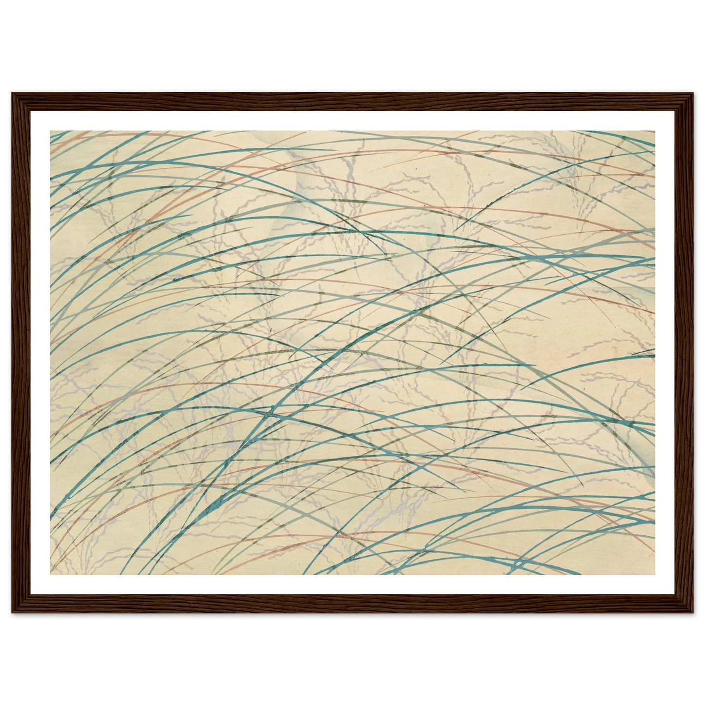 A Thousand Grasses Pl.17 (1900) Art Print | Kamisaka Sekka - Framed Poster - 30x40 cm / 12x16″ - Black frame