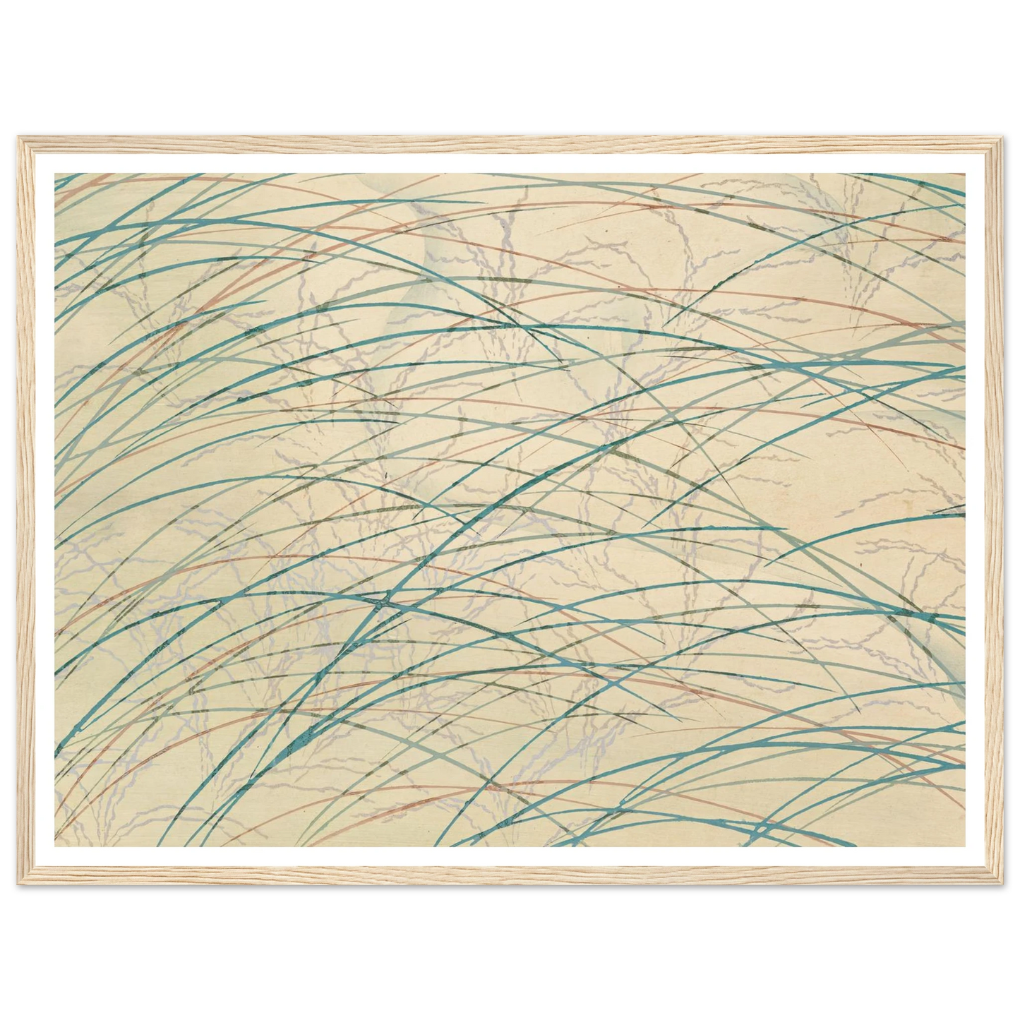 A Thousand Grasses Pl.17 (1900) Art Print | Kamisaka Sekka - Framed Poster - 30x40 cm / 12x16″ - Black frame