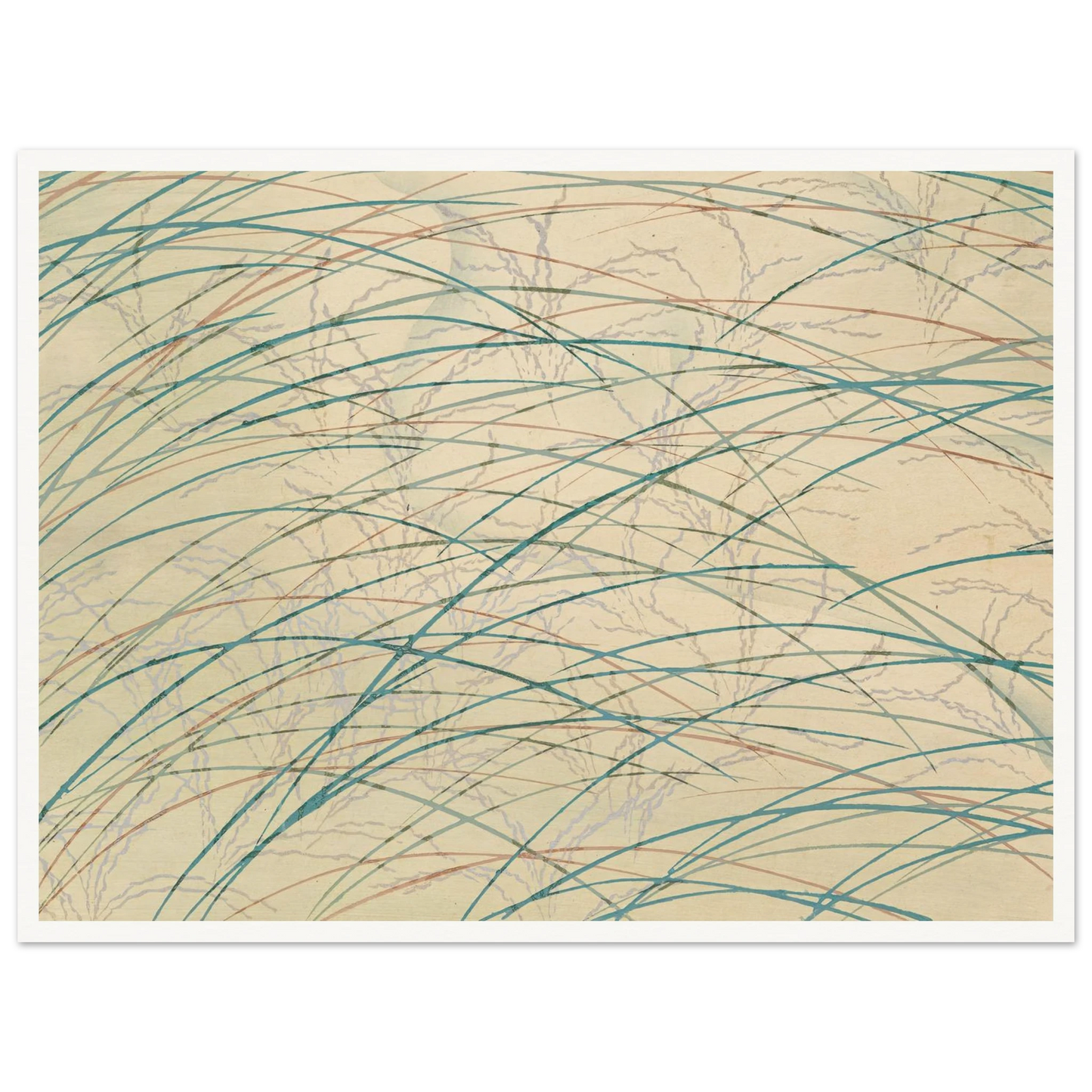 A Thousand Grasses Pl.17 (1900) Art Print | Kamisaka Sekka - Framed Poster - 30x40 cm / 12x16″ - Black frame