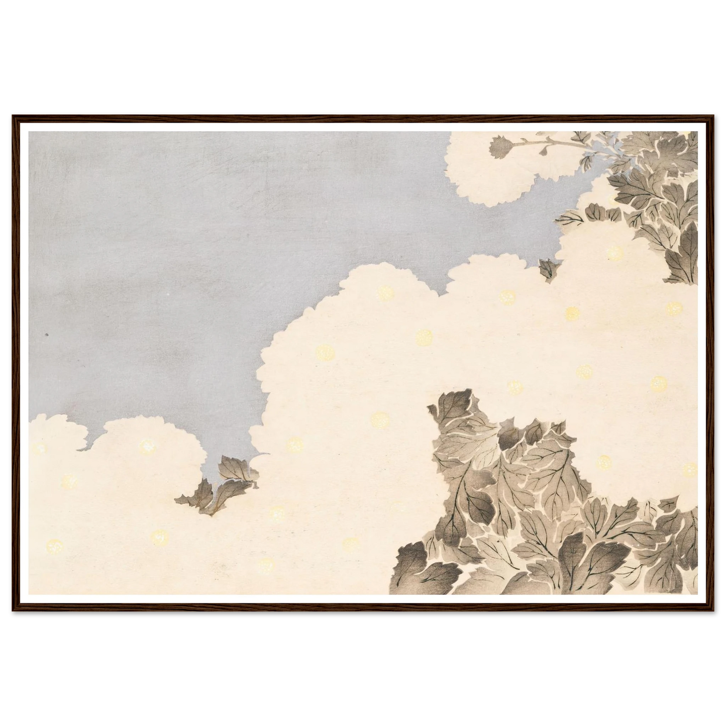A Thousand Grasses Pl.19 (1900) Art Print | Kamisaka Sekka - Framed Poster - 30x40 cm / 12x16″ - Black frame
