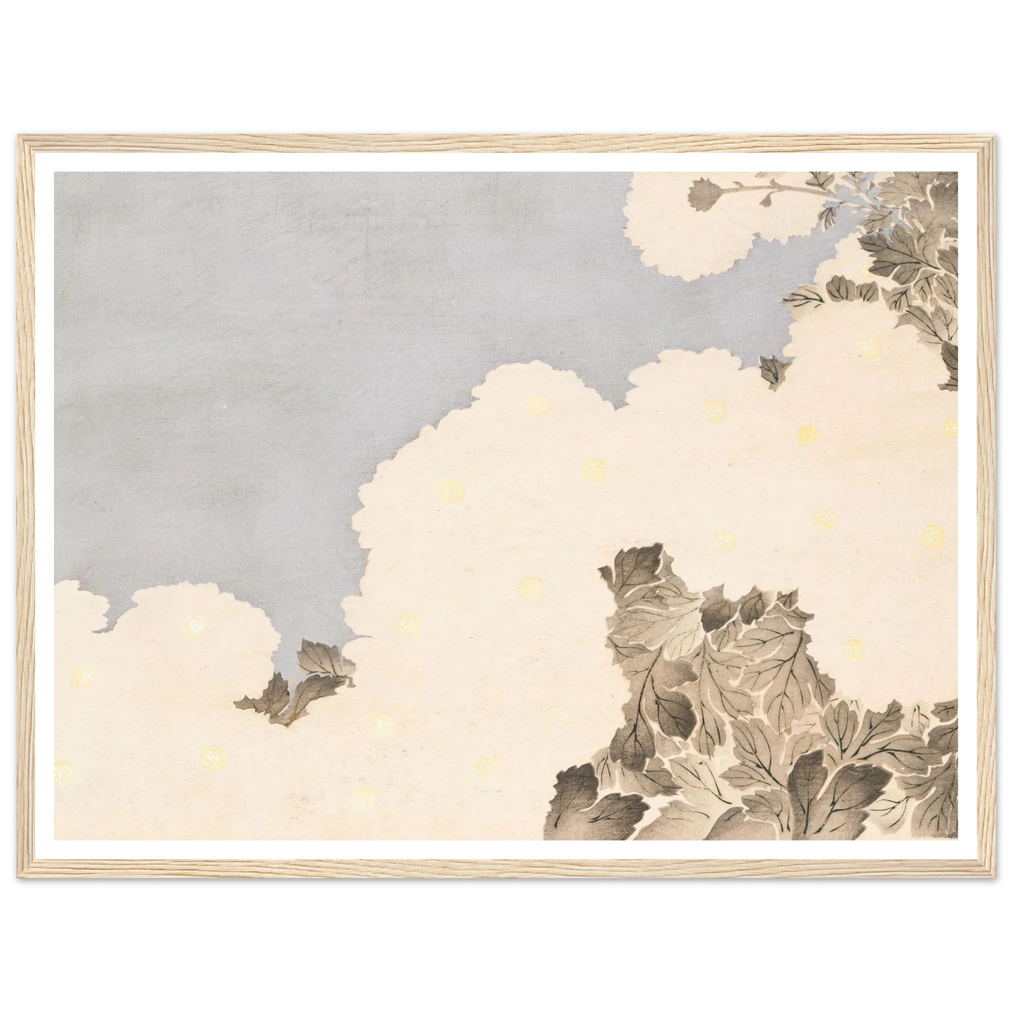 A Thousand Grasses Pl.19 (1900) Art Print | Kamisaka Sekka - Framed Poster - 30x40 cm / 12x16″ - Black frame