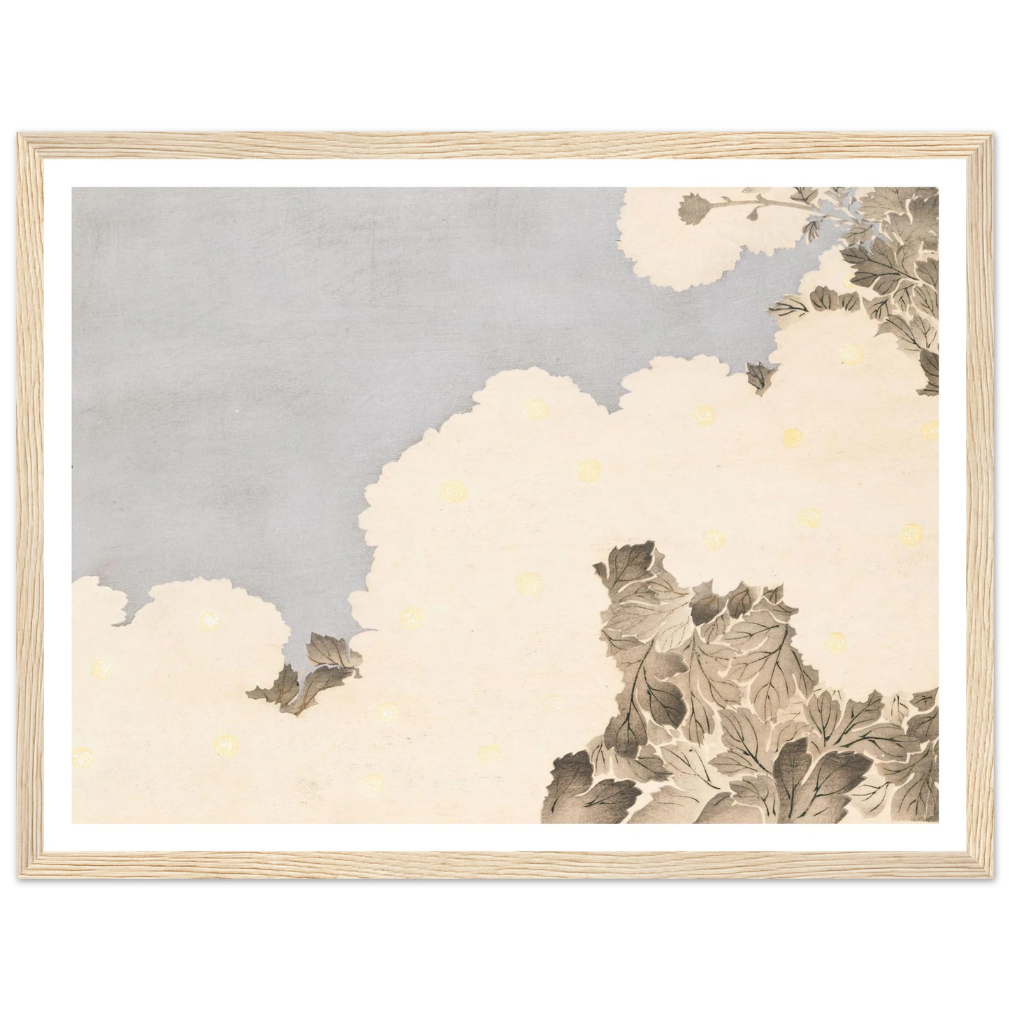 A Thousand Grasses Pl.19 (1900) Art Print | Kamisaka Sekka - Framed Poster - 30x40 cm / 12x16″ - Black frame
