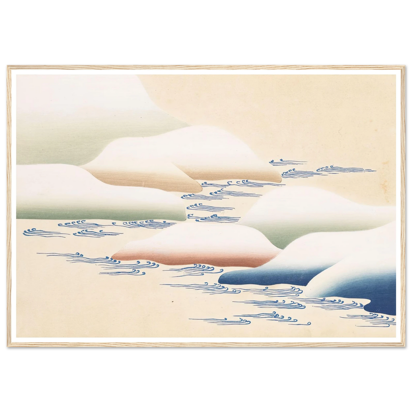 A Thousand Grasses Pl.20 (1900) Art Print | Kamisaka Sekka - Framed Poster - 30x40 cm / 12x16″ - Black frame