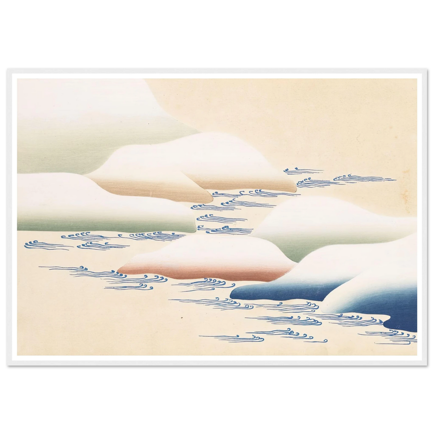 A Thousand Grasses Pl.20 (1900) Art Print | Kamisaka Sekka - Framed Poster - 30x40 cm / 12x16″ - Black frame