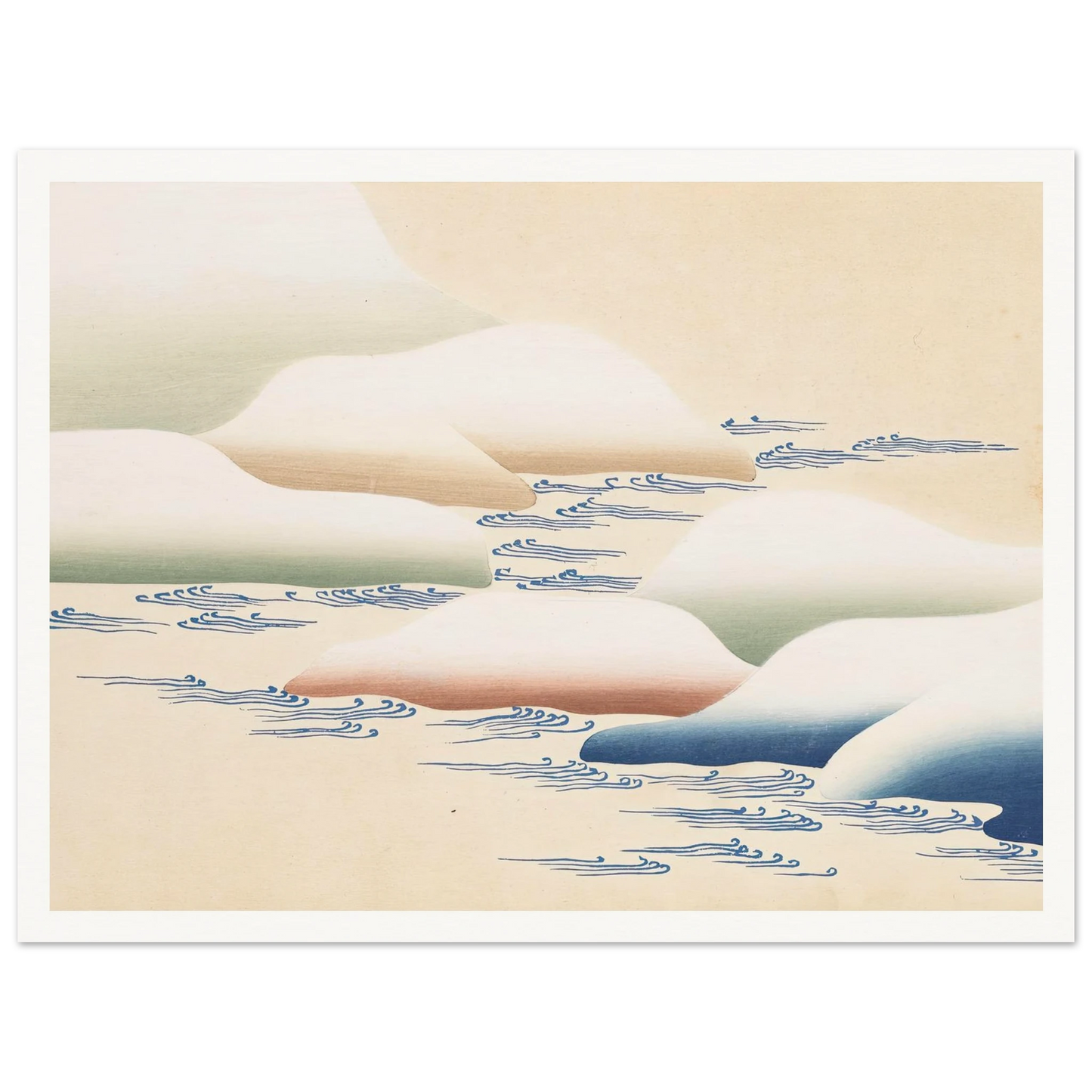 A Thousand Grasses Pl.20 (1900) Art Print | Kamisaka Sekka - Framed Poster - 30x40 cm / 12x16″ - Black frame