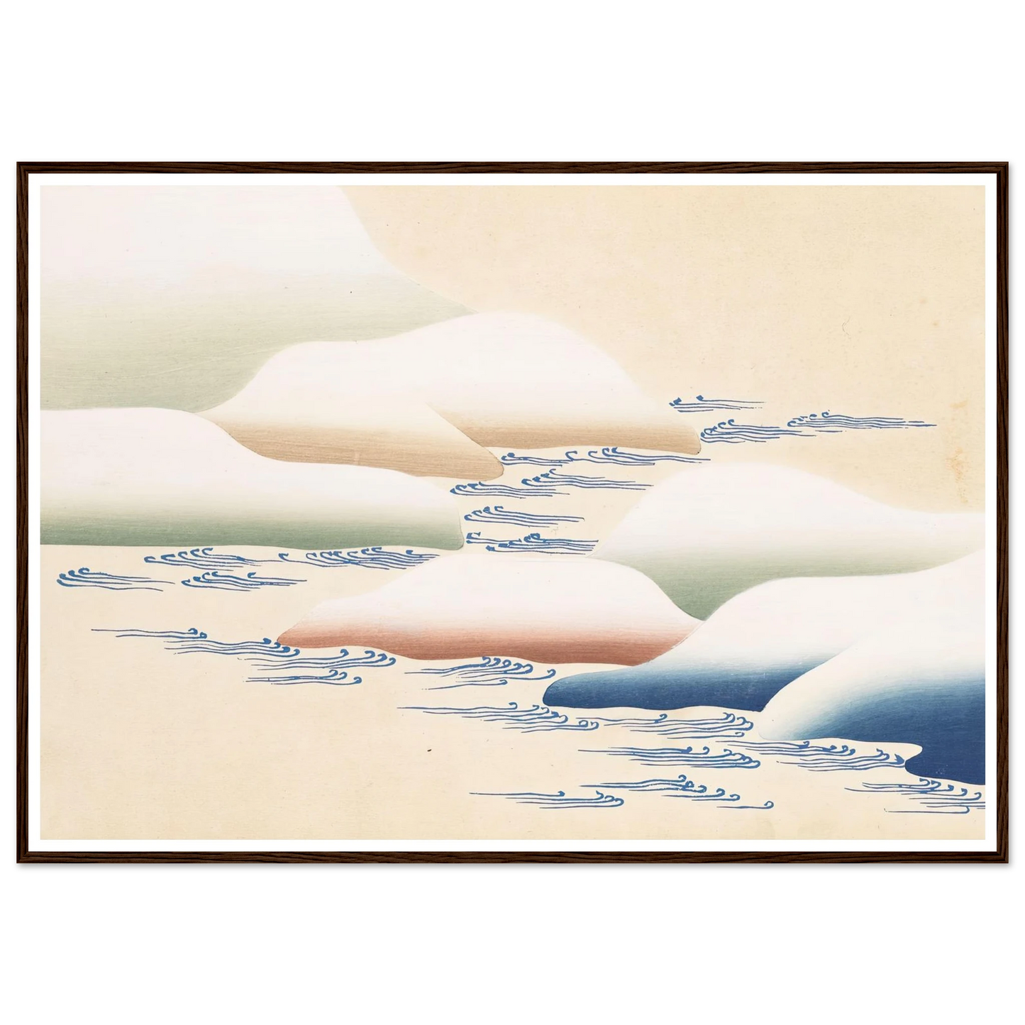 A Thousand Grasses Pl.20 (1900) Art Print | Kamisaka Sekka - Framed Poster - 30x40 cm / 12x16″ - Black frame