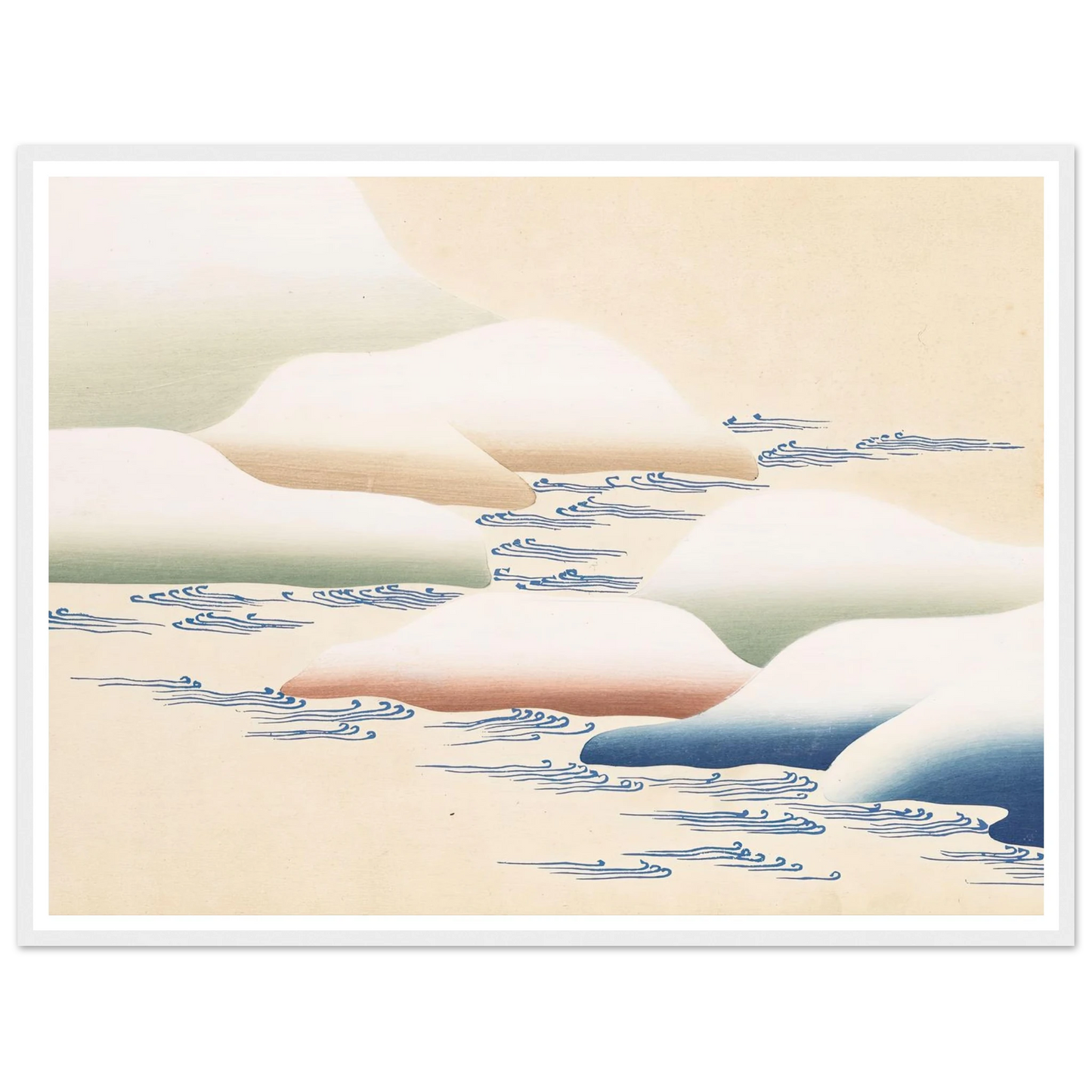 A Thousand Grasses Pl.20 (1900) Art Print | Kamisaka Sekka - Framed Poster - 30x40 cm / 12x16″ - Black frame