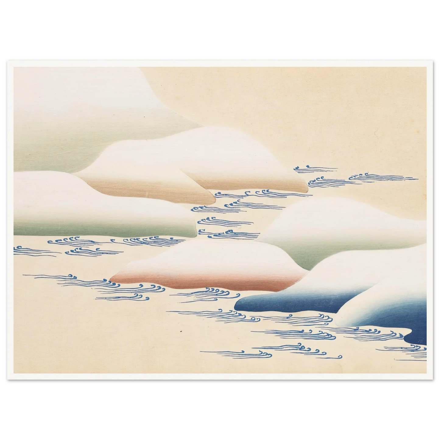 A Thousand Grasses Pl.20 (1900) Art Print | Kamisaka Sekka - Framed Poster - 30x40 cm / 12x16″ - Black frame