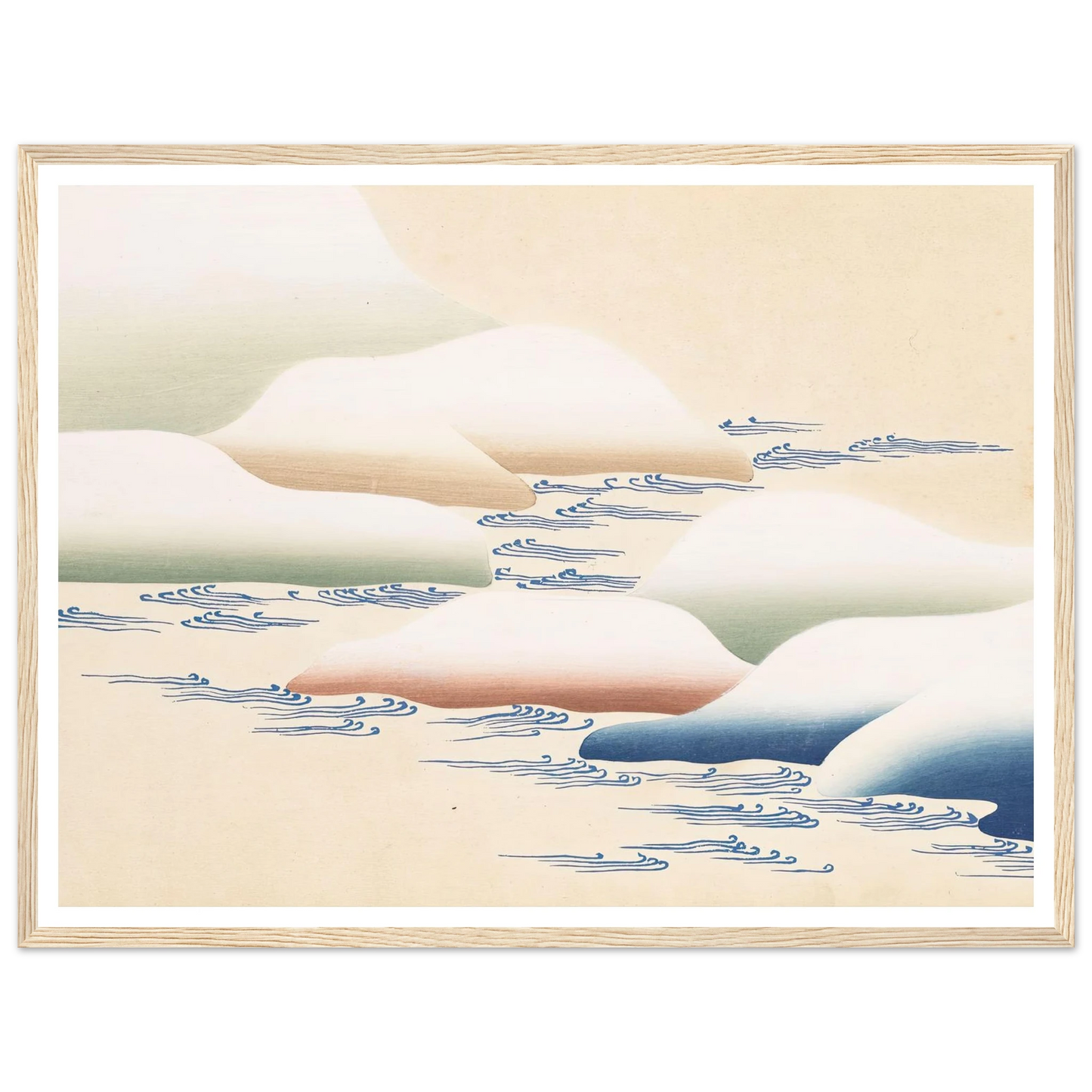 A Thousand Grasses Pl.20 (1900) Art Print | Kamisaka Sekka - Framed Poster - 30x40 cm / 12x16″ - Black frame