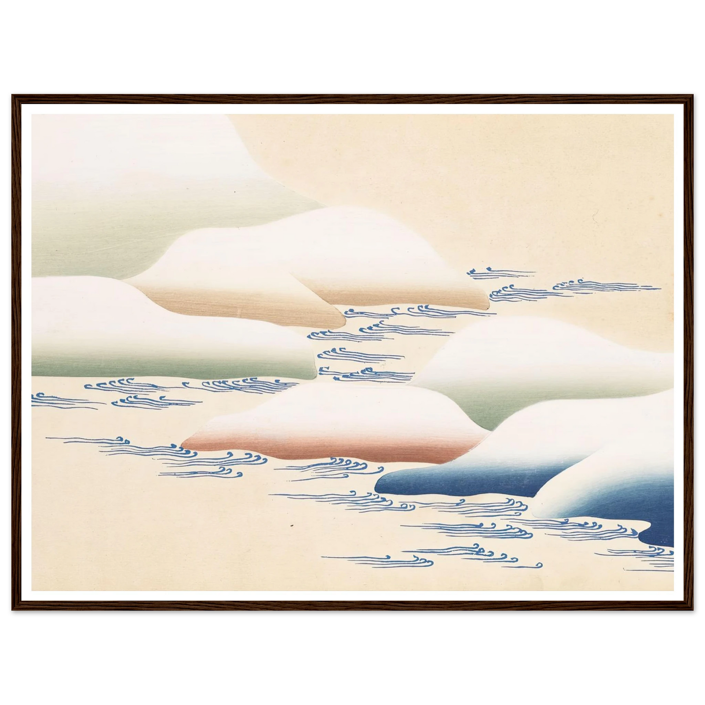 A Thousand Grasses Pl.20 (1900) Art Print | Kamisaka Sekka - Framed Poster - 30x40 cm / 12x16″ - Black frame