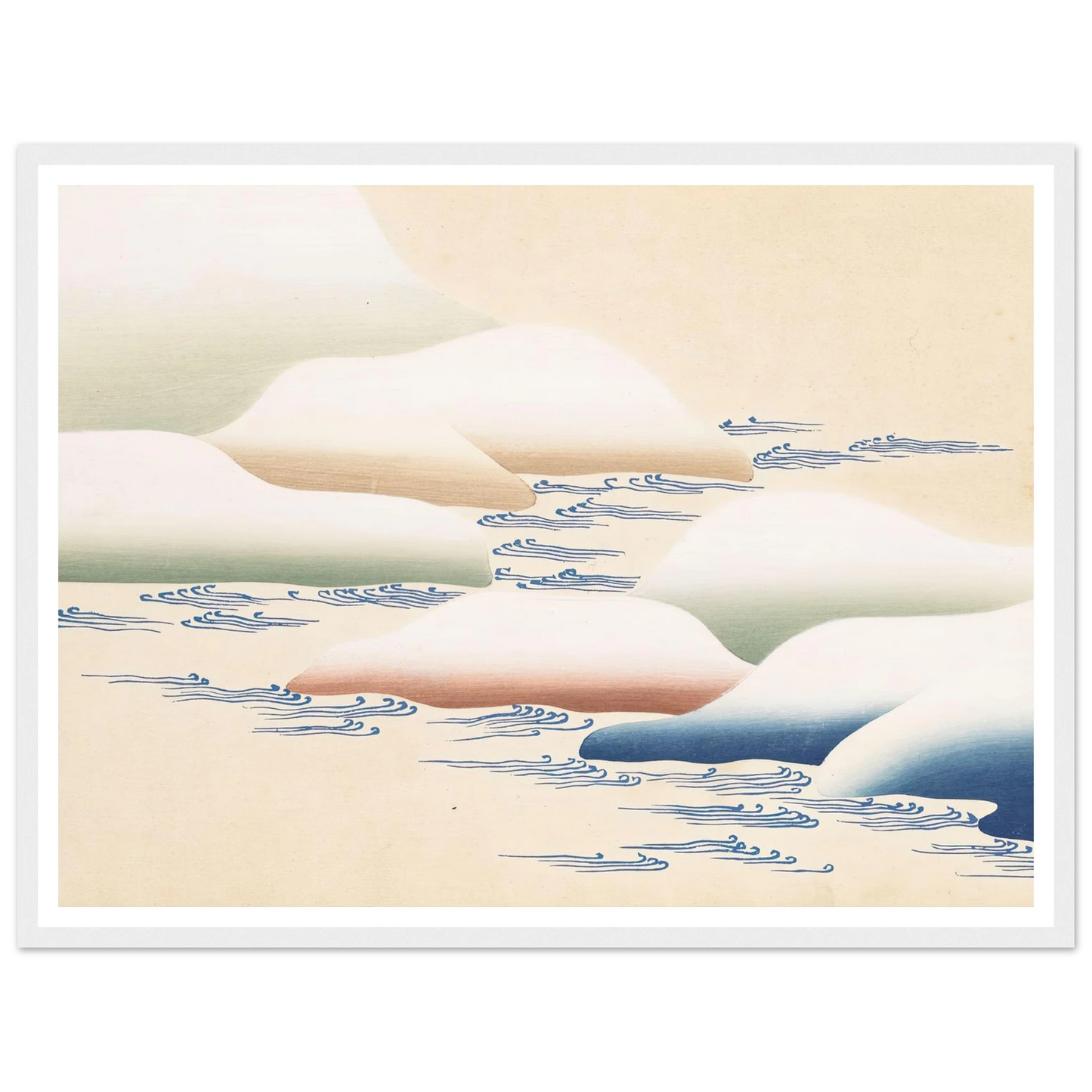 A Thousand Grasses Pl.20 (1900) Art Print | Kamisaka Sekka - Framed Poster - 30x40 cm / 12x16″ - Black frame