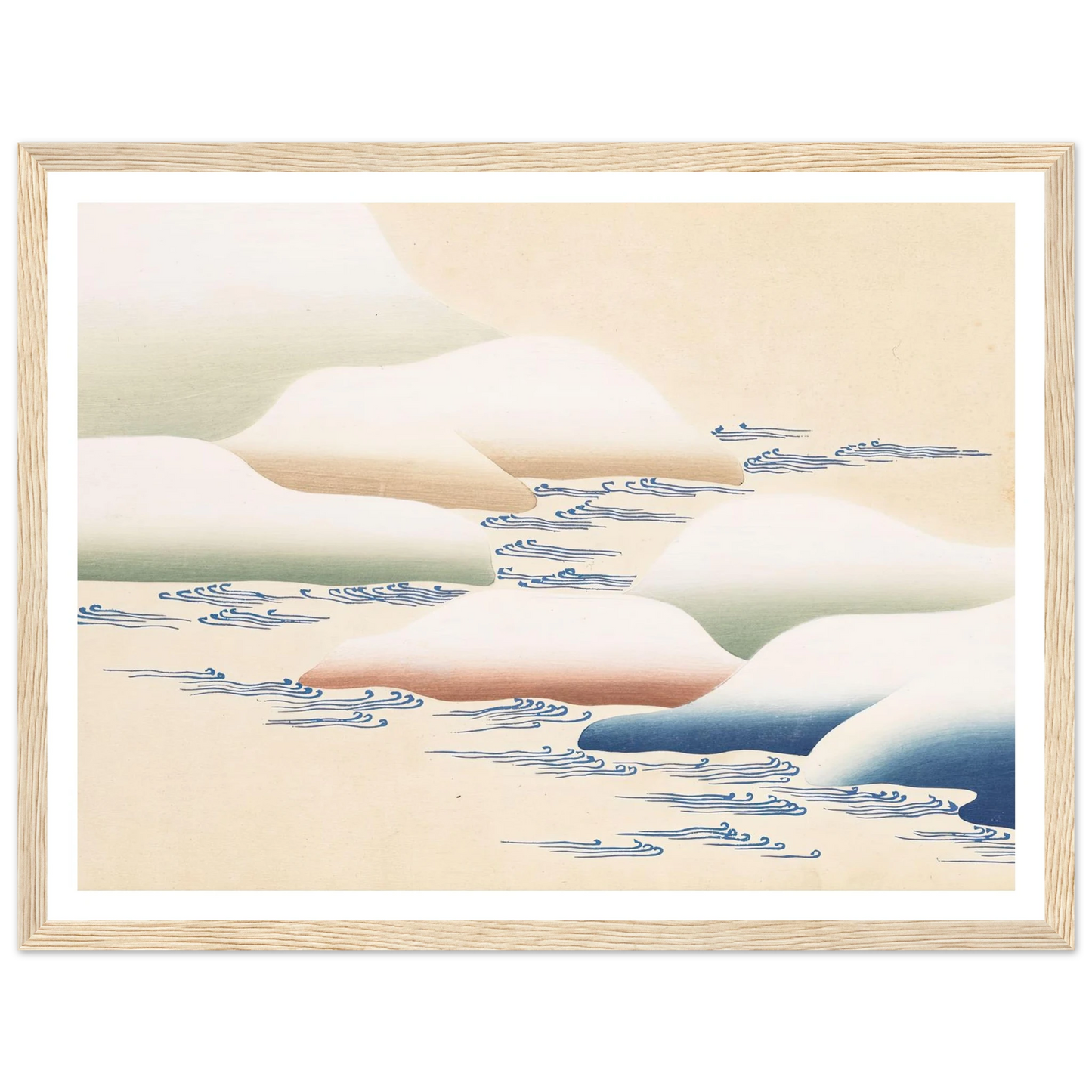 A Thousand Grasses Pl.20 (1900) Art Print | Kamisaka Sekka - Framed Poster - 30x40 cm / 12x16″ - Black frame