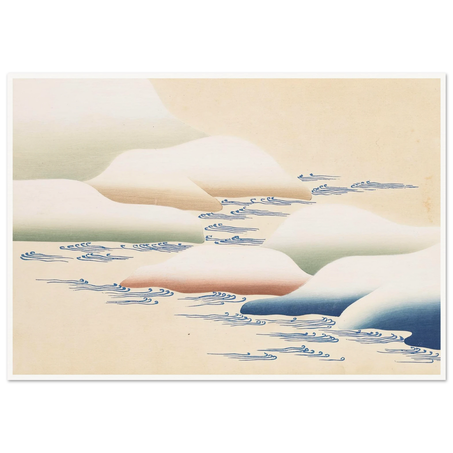 A Thousand Grasses Pl.20 (1900) Art Print | Kamisaka Sekka - Framed Poster - 30x40 cm / 12x16″ - Black frame