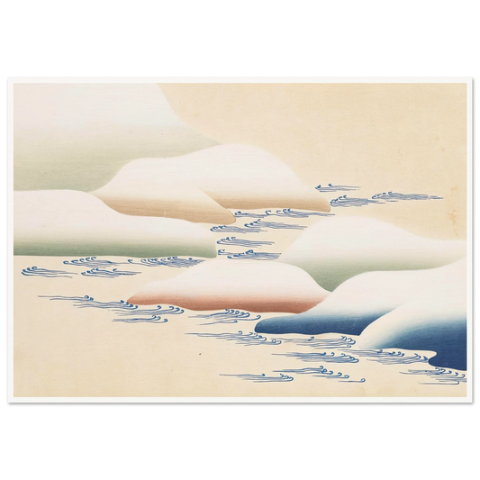 A Thousand Grasses Pl.20 (1900) Art Print | Kamisaka Sekka - Framed Poster - 30x40 cm / 12x16″ - Black frame