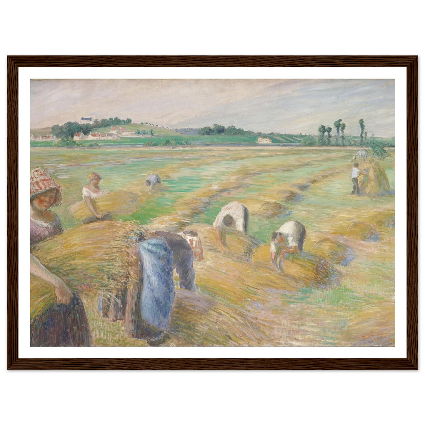 The Harvest Art Print | Camille Pissarro-Quipham Collections