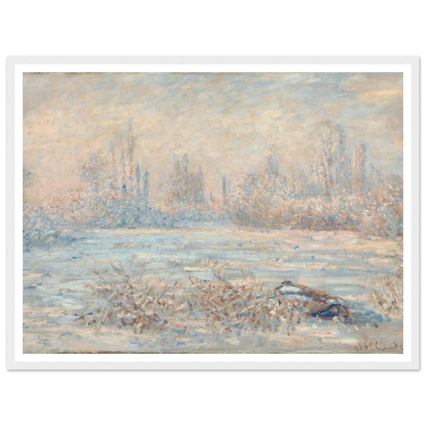 Le Givre (1880) Art Print | Claude Monet-Quipham Collections