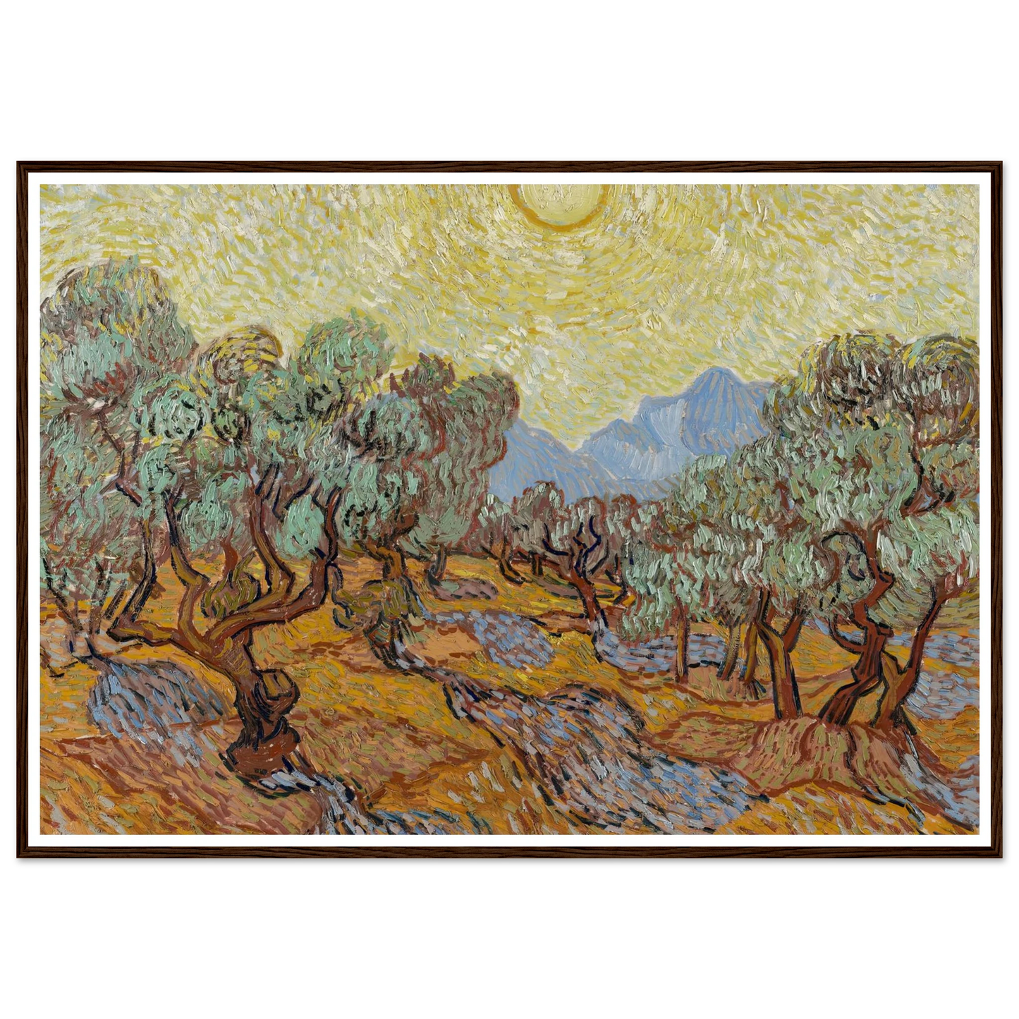 Olive Trees (1889) Art Print | Vincent van Gogh-Quipham Collections