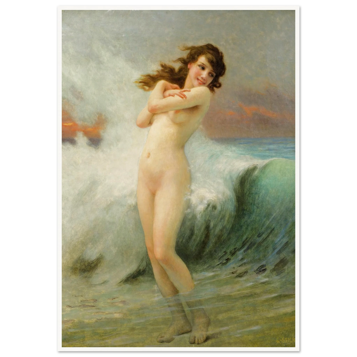 The Wave Art Print | Guillaume Seignac-Quipham Collections