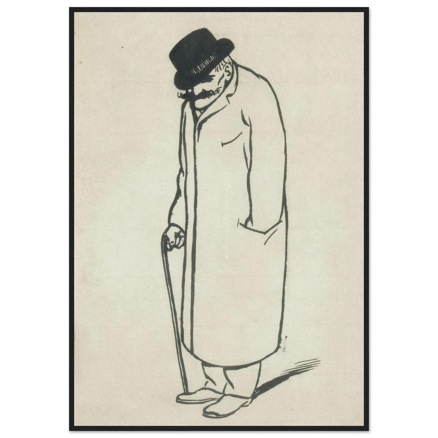A dead man talking Art Print | Felix Vallotton-Quipham Collections