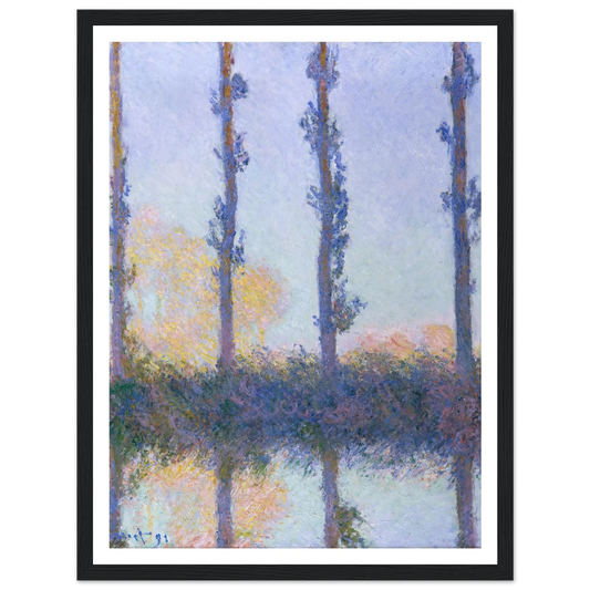 The Four Trees (1891) Art Print | Claude Monet-Quipham Collections