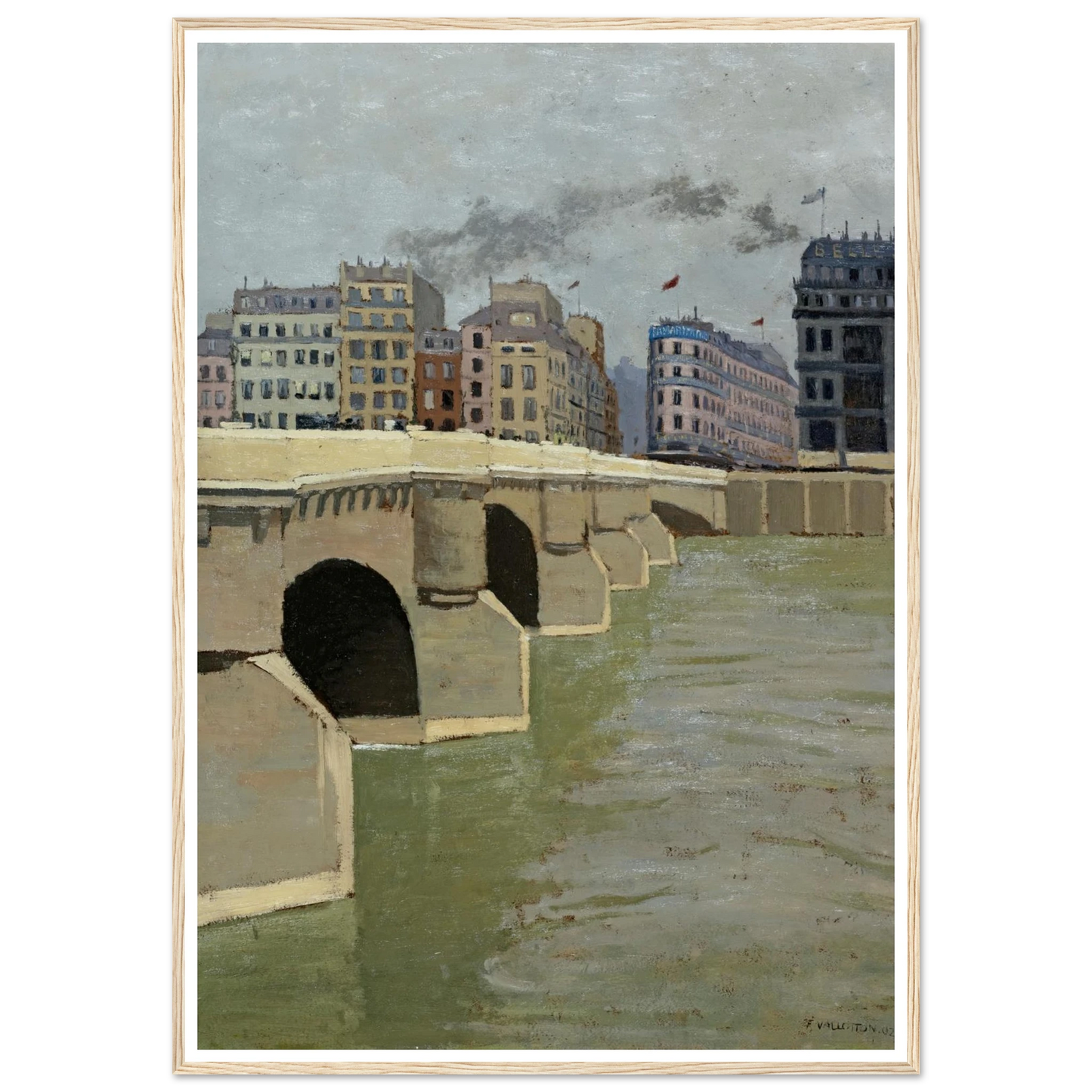 The Pont Neuf Bridge, 1902 Art Print | Felix Vallotton-Quipham Collections