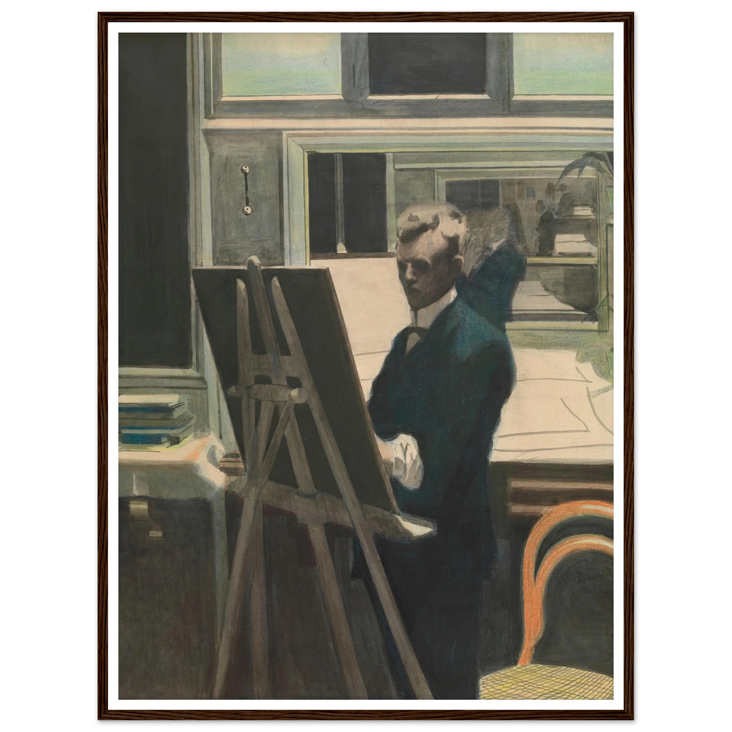 Self Portrait Art Print | Leon Spilliaert-Quipham Collections
