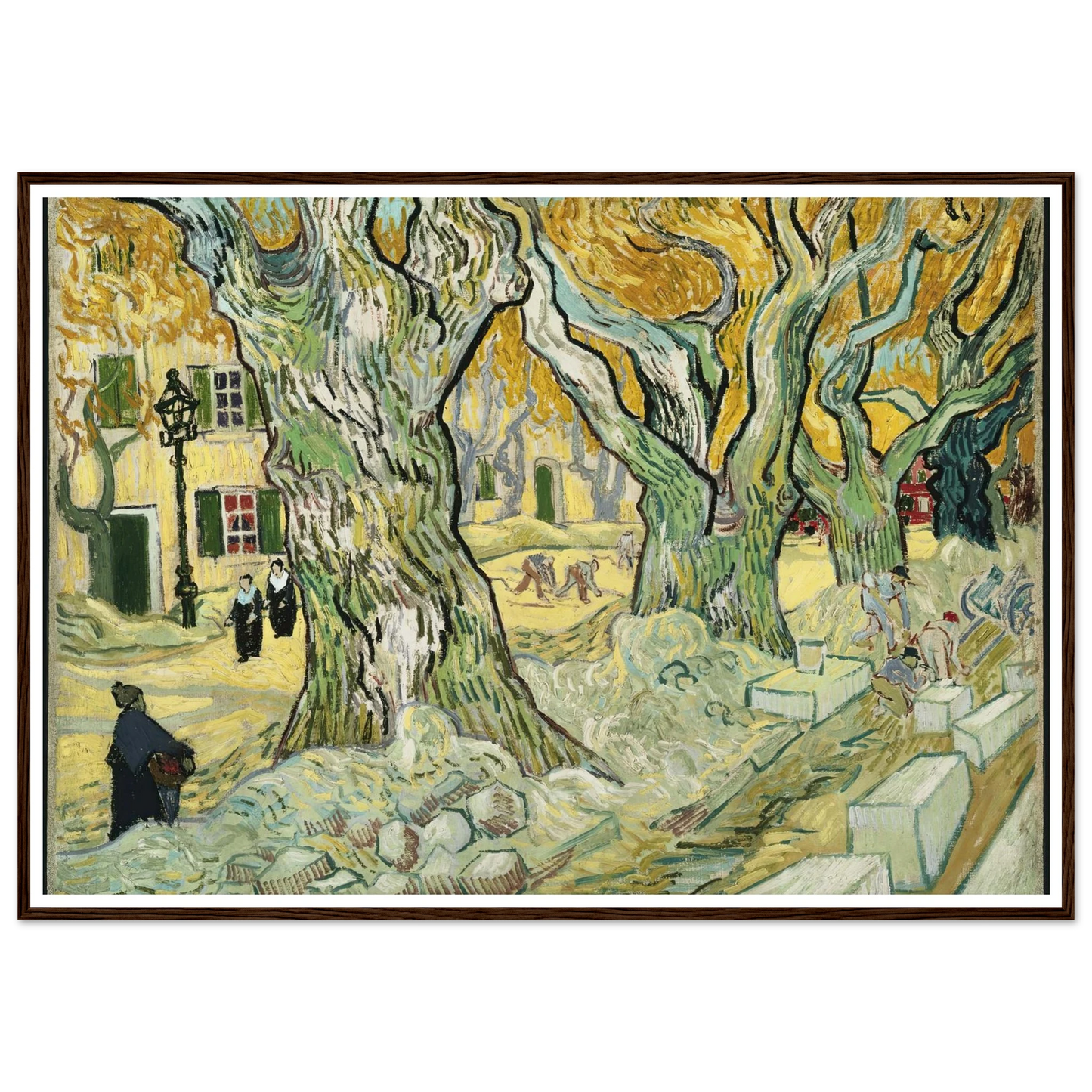 The Road Menders Art Print | Vincent van Gogh-Quipham Collections