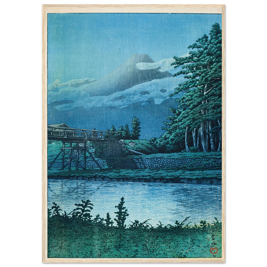 Tago no ura hashi (Tagonoura Bridge) (1930) Art Print | Kawase Hasui-Quipham Collections