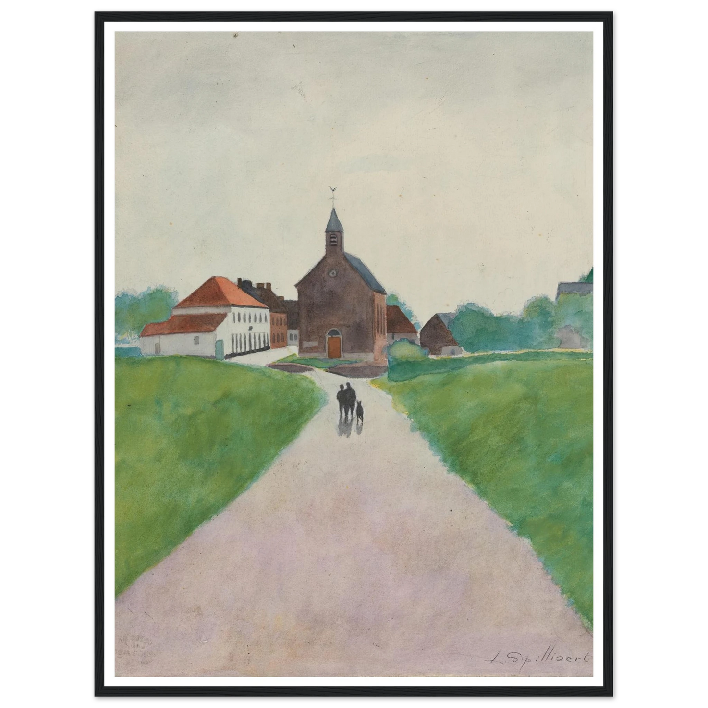 Au temps que Nanette était perdue pl. 4 (1931) Art Print | Leon Spilliaert-Quipham Collections