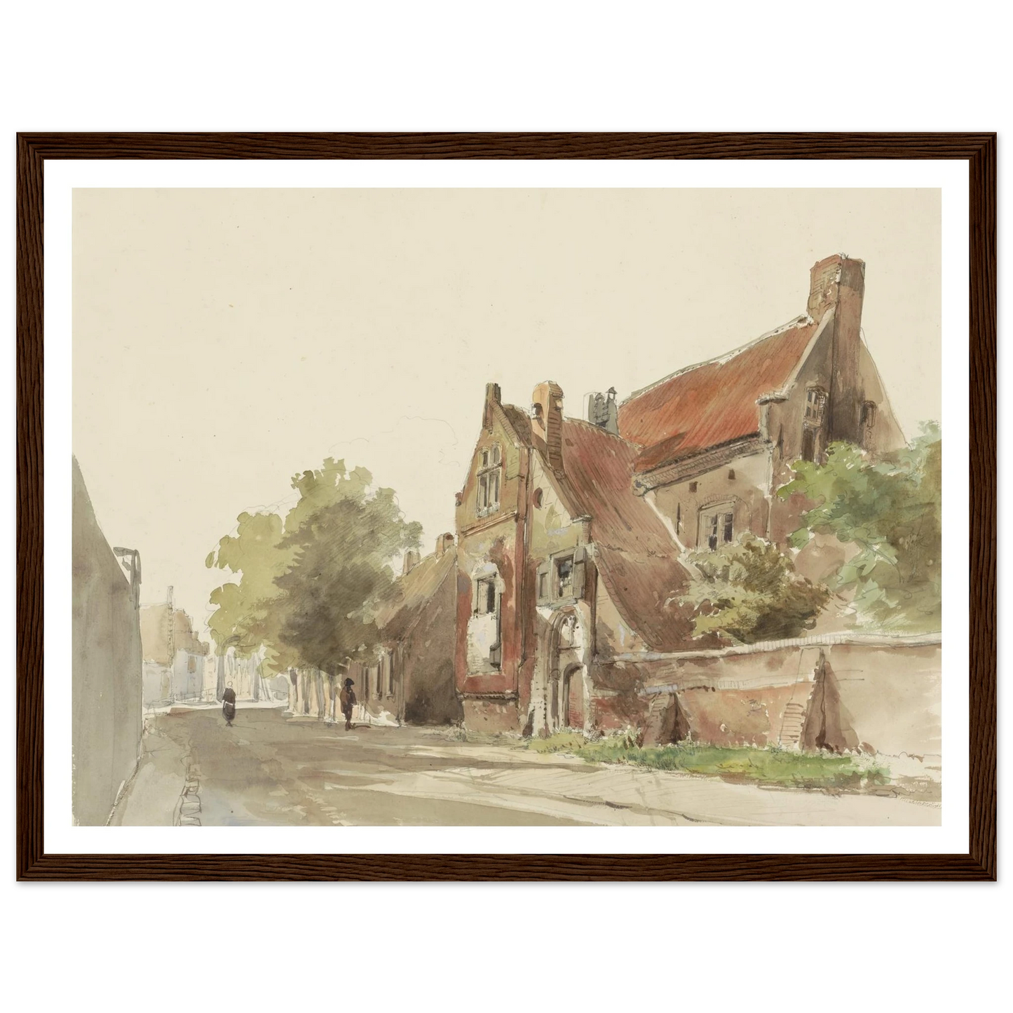 Het oude gasthuis te Hasselt (1861) Art Print | Cornelis Springer-Quipham Collections