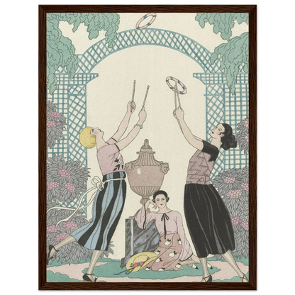Le Jeu des Graces (1921) Art Print | George Barbier-Quipham Collections