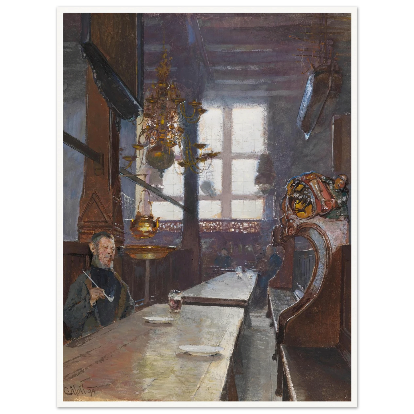 Schifferhaus in Lübeck (1894) Art Print | Carl Moll-Quipham Collections