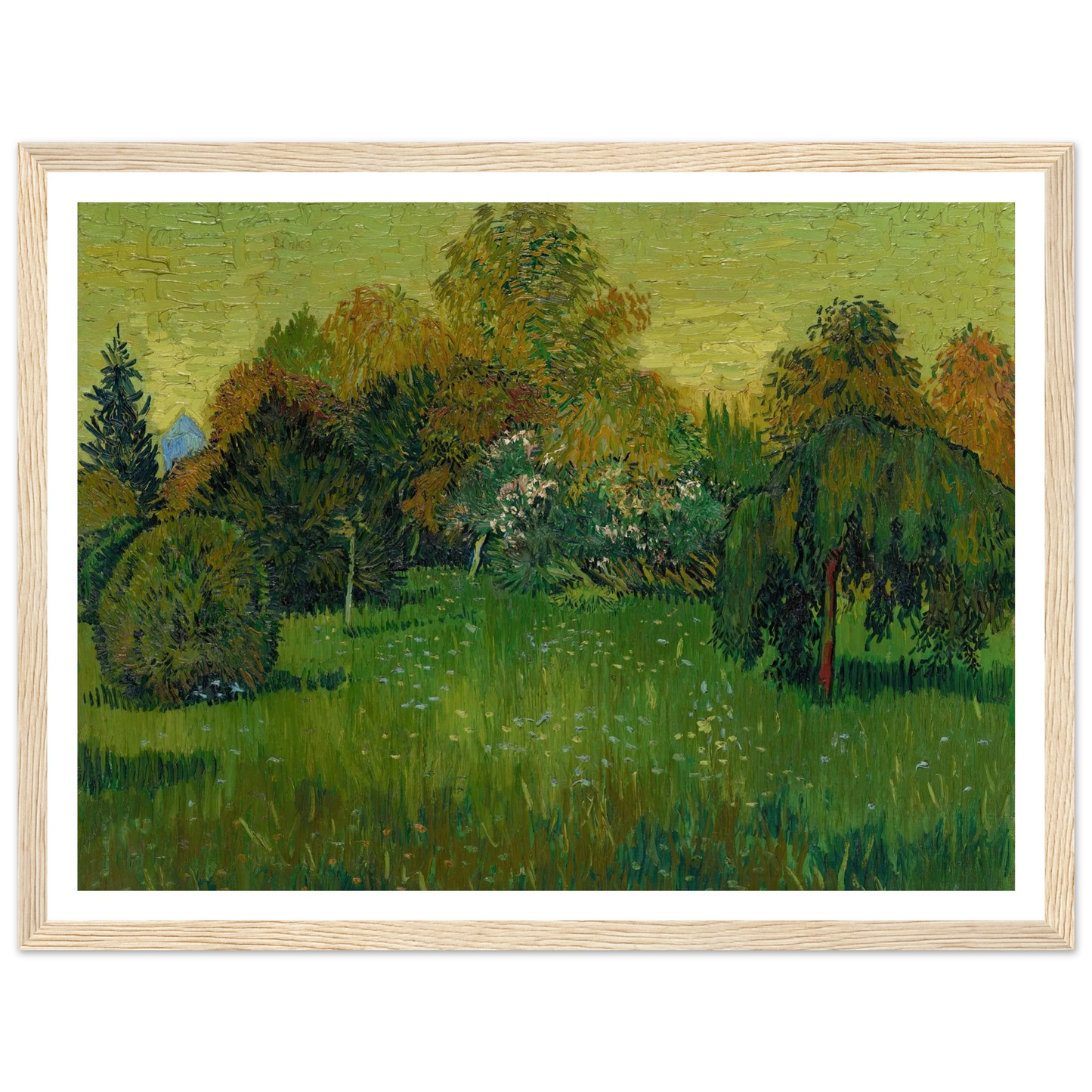 The Poet’s Garden (1888) Art Print | Vincent van Gogh-Quipham Collections