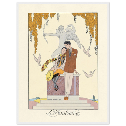 L’Automne (Autumn) (1922–1926) Art Print | George Barbier-Quipham Collections