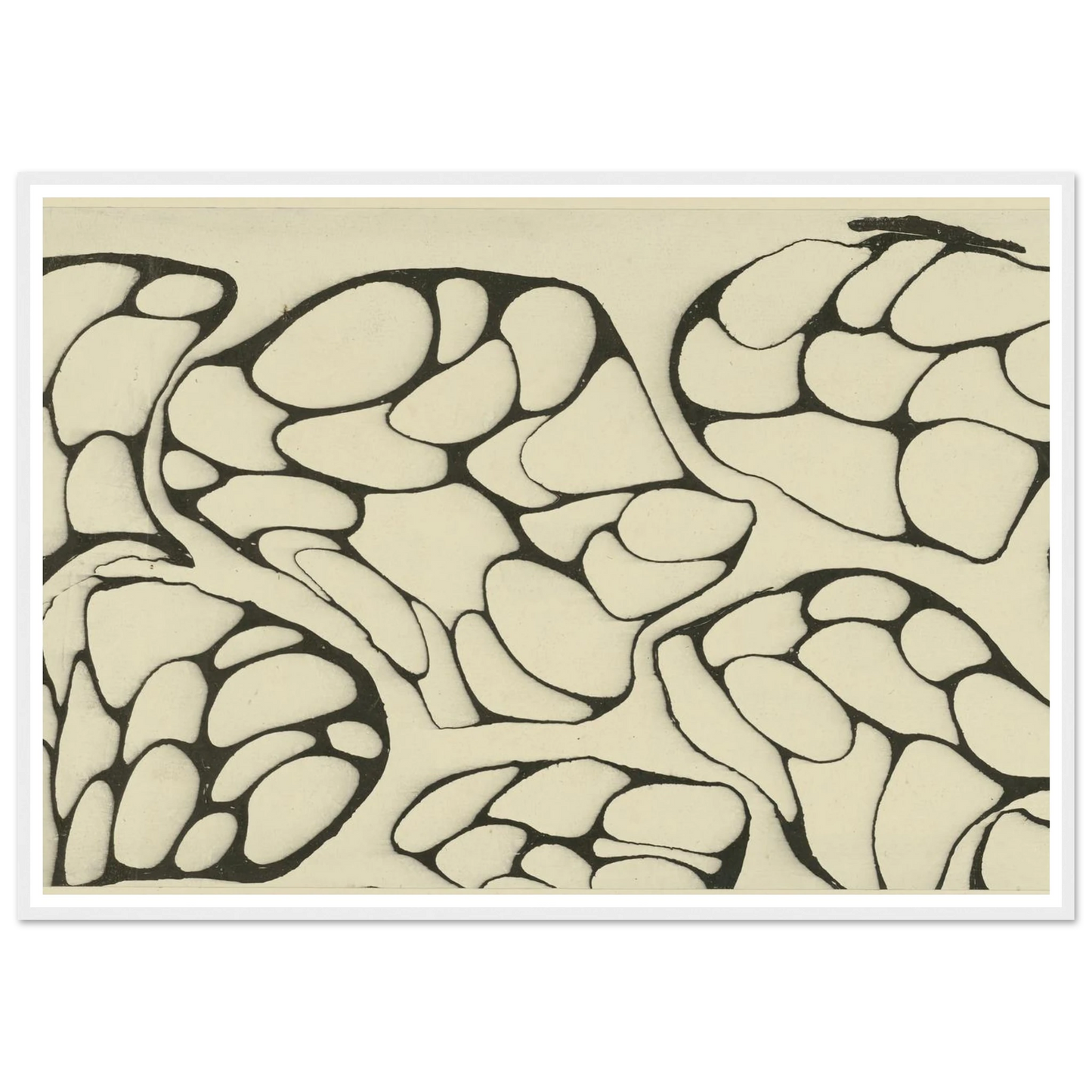Adermarmorpapier (1903 - 1907) Art Print | Josef Hoffmann-Quipham Collections