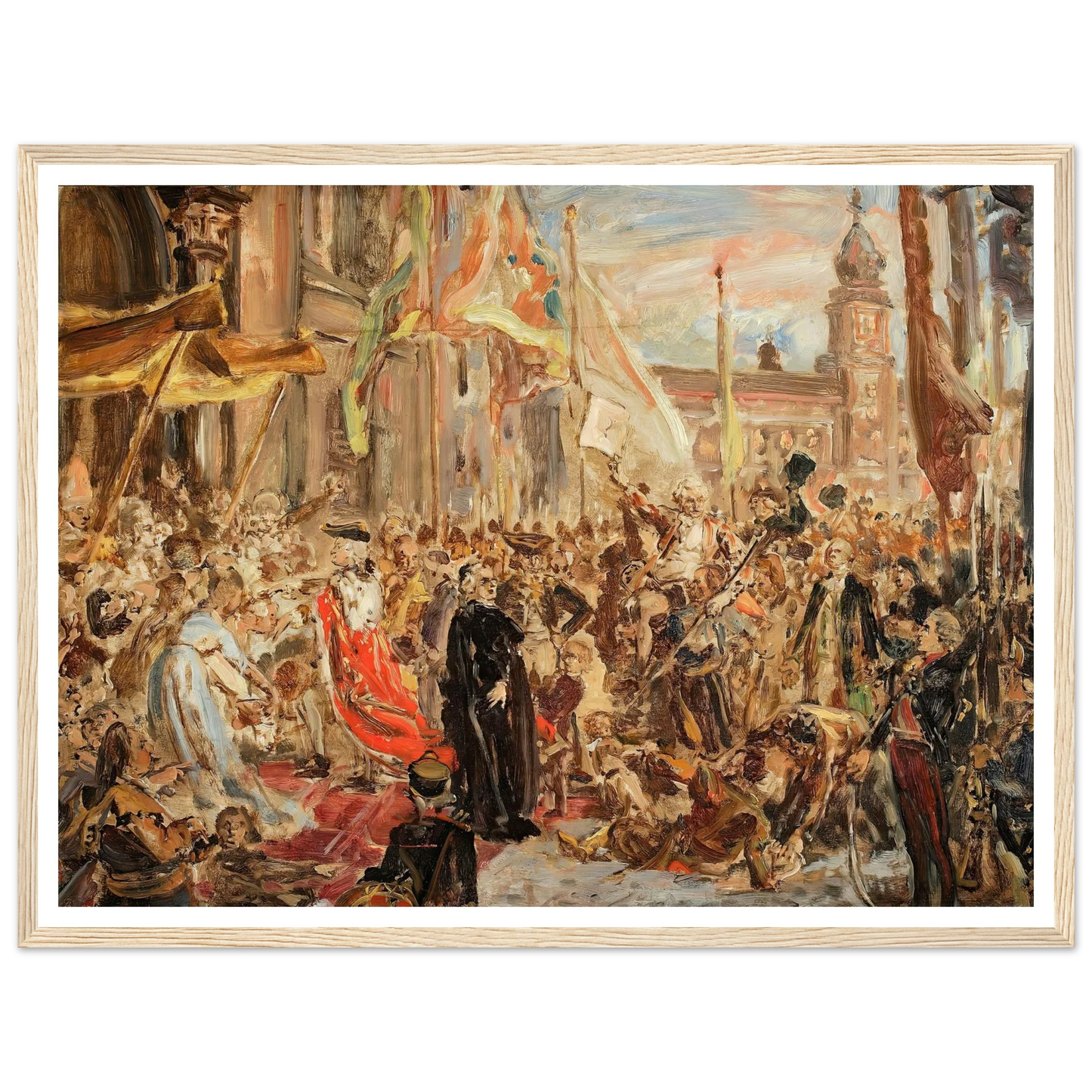 Sketch for the painting “Constitution of the 3 May” (1890) Art Print | Jan Matejko-Quipham Collections