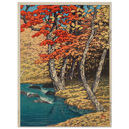 Oirase no aki (Autumn at Oirase) (1933) Art Print | Kawase Hasui-Quipham Collections