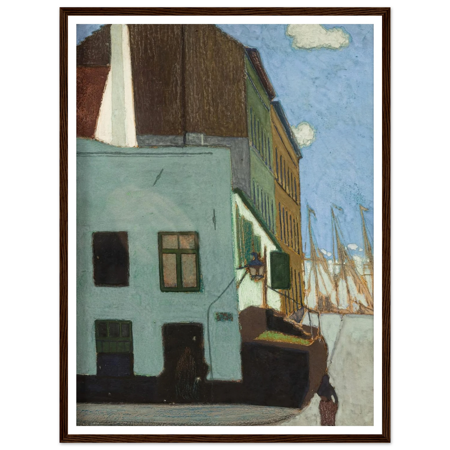 De Preekstoel, Ostende (circa 1911-1913) Art Print | Leon Spilliaert-Quipham Collections